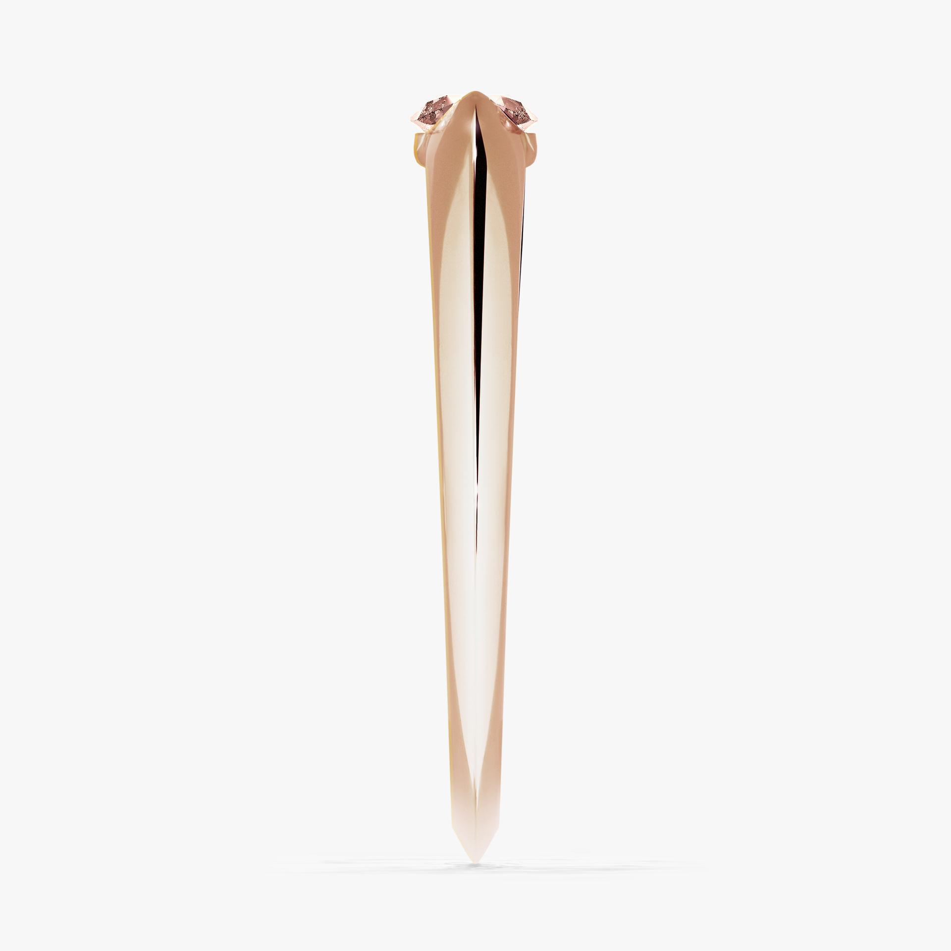 Pierscionek zareczynowy z morganitem 025 CT z rozowego zlota my baby 03