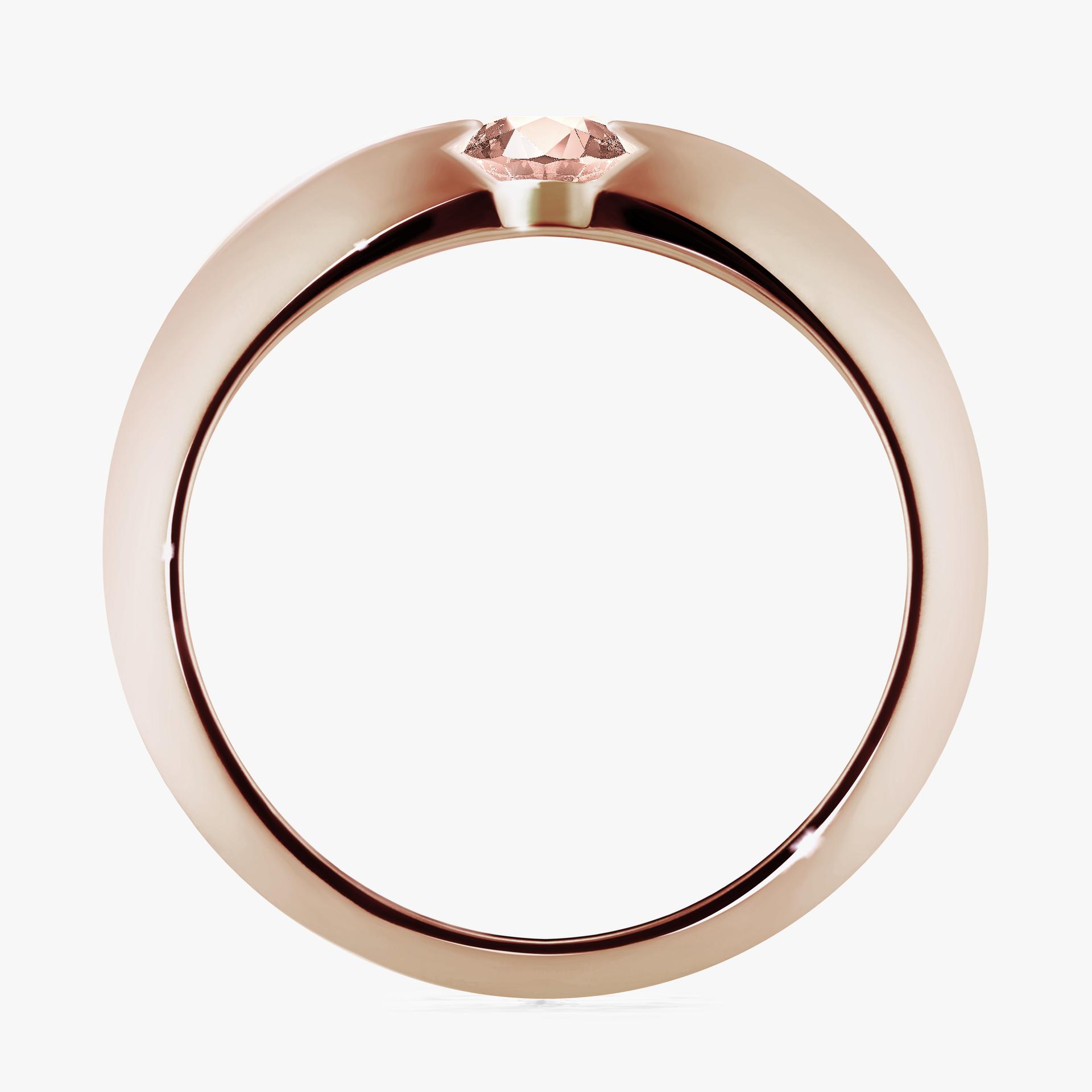 Pierscionek zareczynowy z morganitem 050 CT z rozowego zlota my baby 02