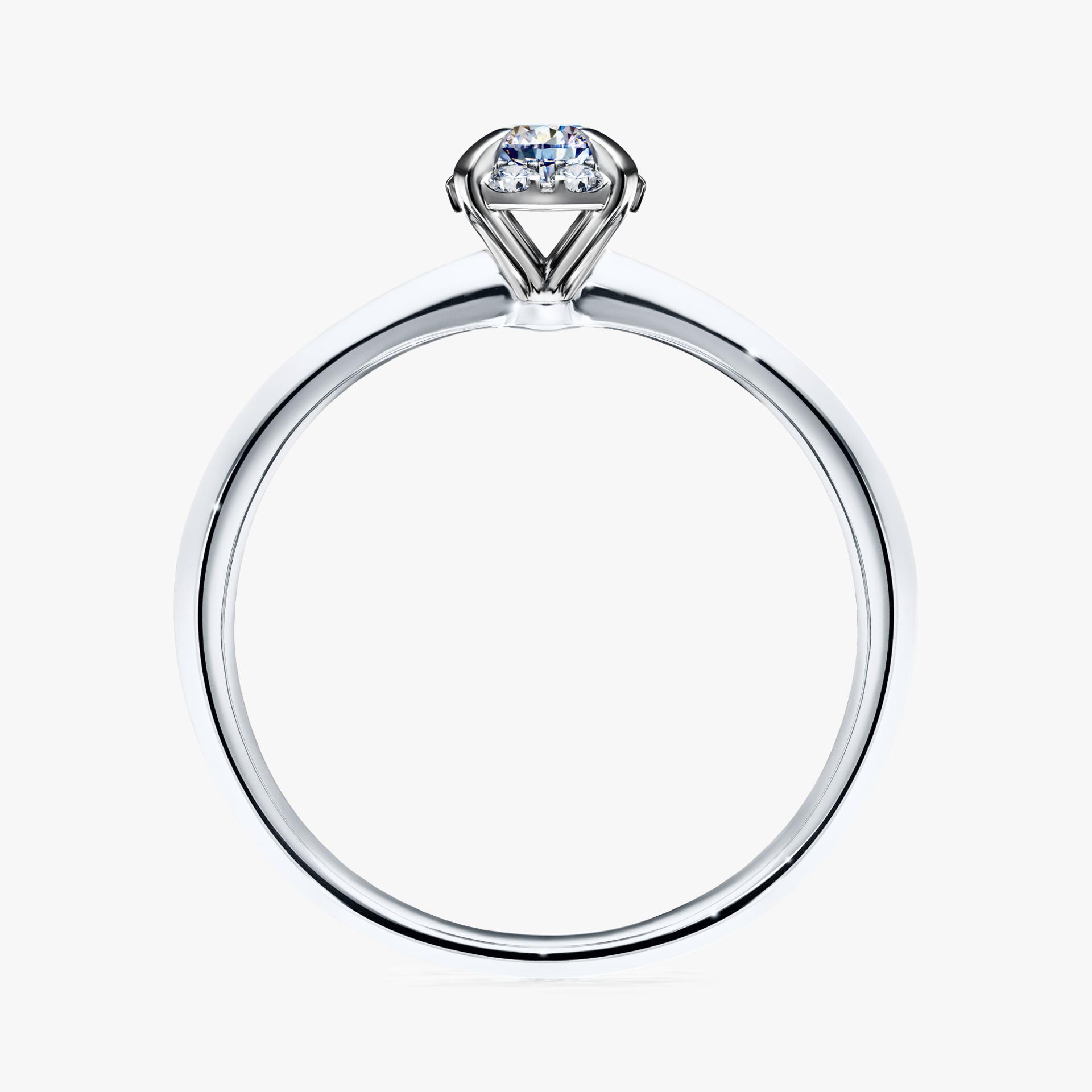 Pierscionek zareczynowy z diamentem 014 CT z bialego zlota my beauty 02