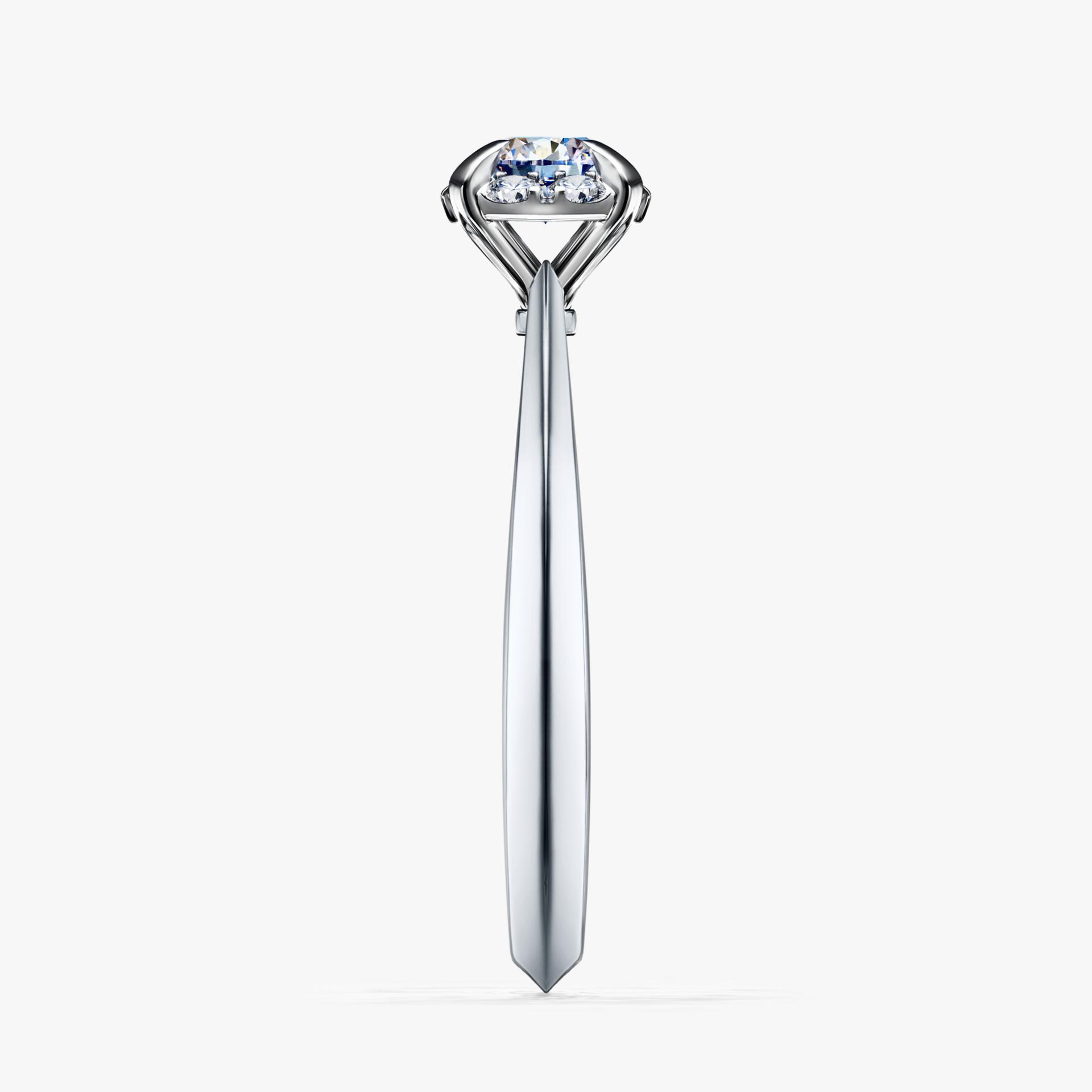 Pierscionek zareczynowy z diamentem 033 CT z bialego zlota my beauty 03