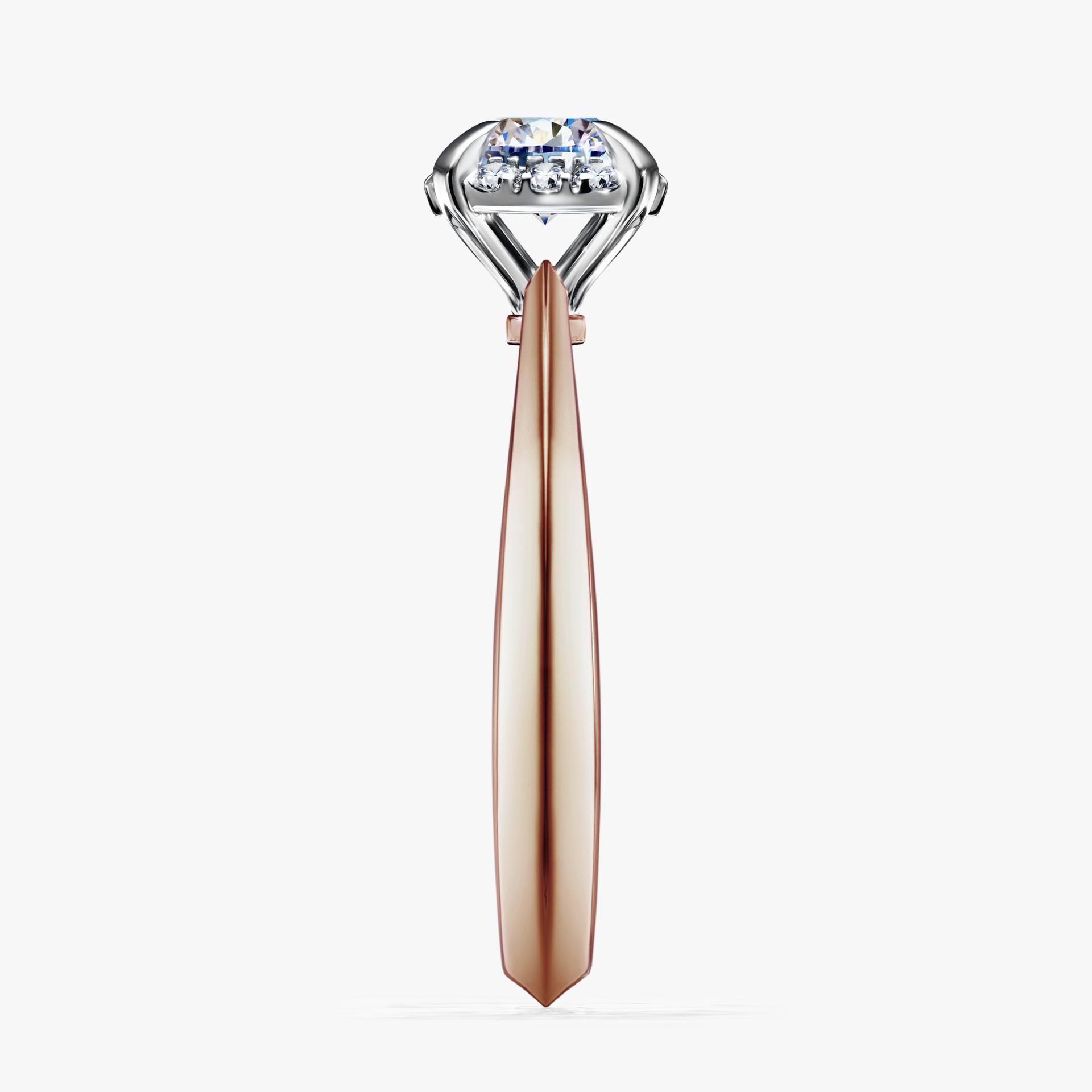 Pierscionek zareczynowy z diamentem 062 CT z rozowego zlota my beauty 03