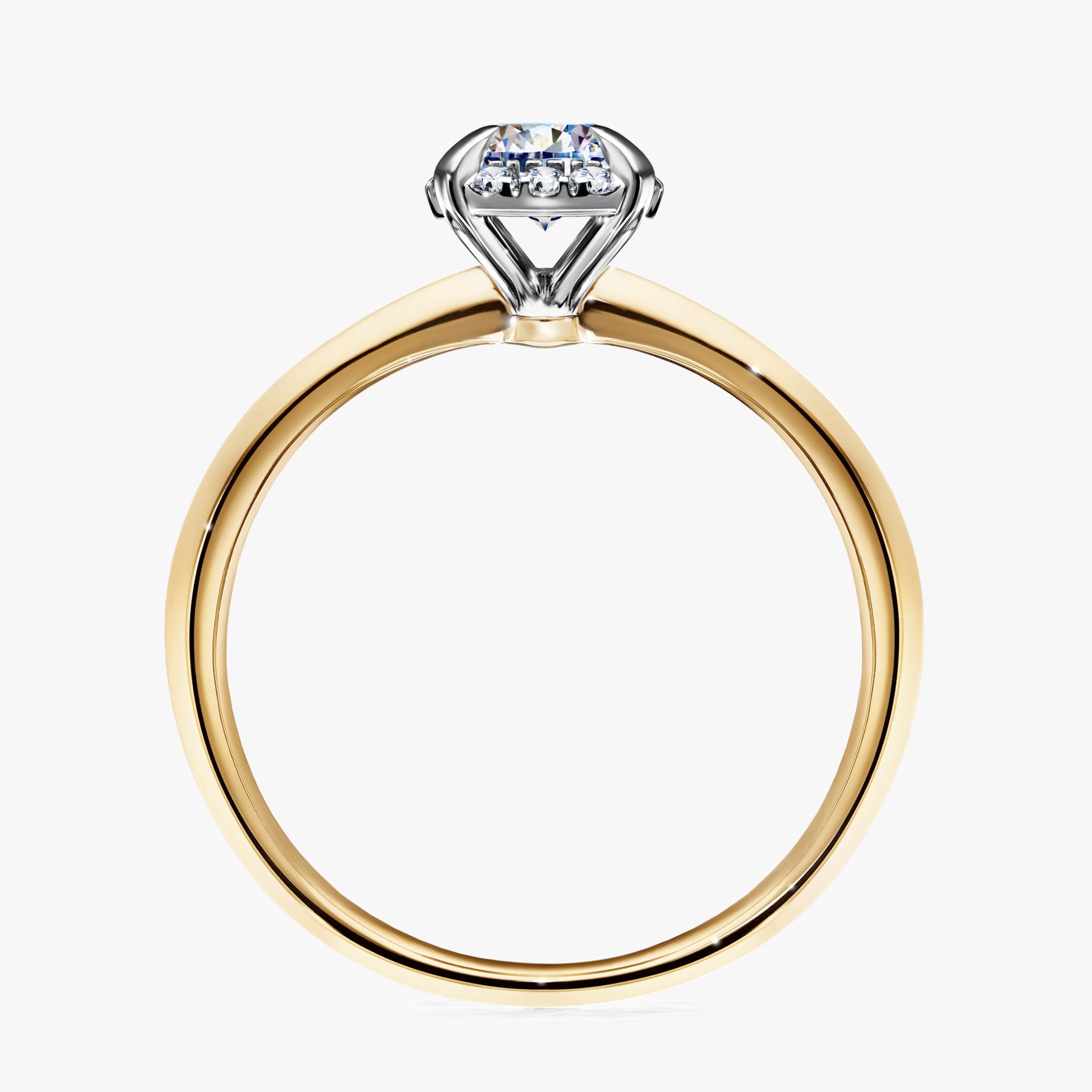 Pierscionek zareczynowy z diamentem 062 CT z zoltego zlota my beauty 02