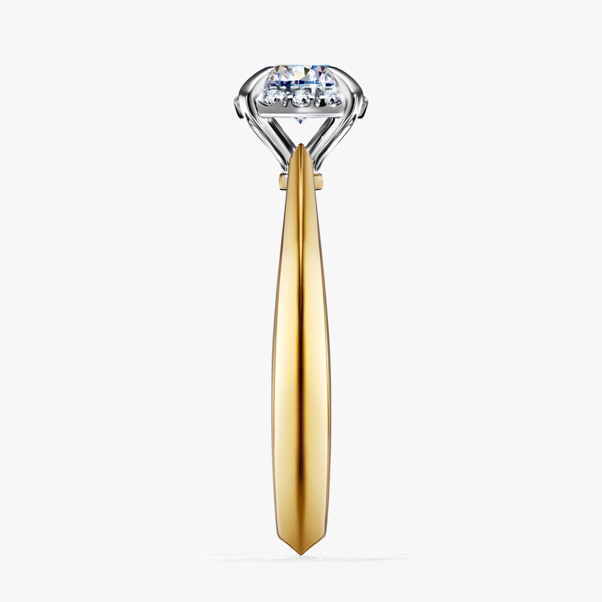 Pierscionek zareczynowy z diamentem 062 CT z zoltego zlota my beauty 03