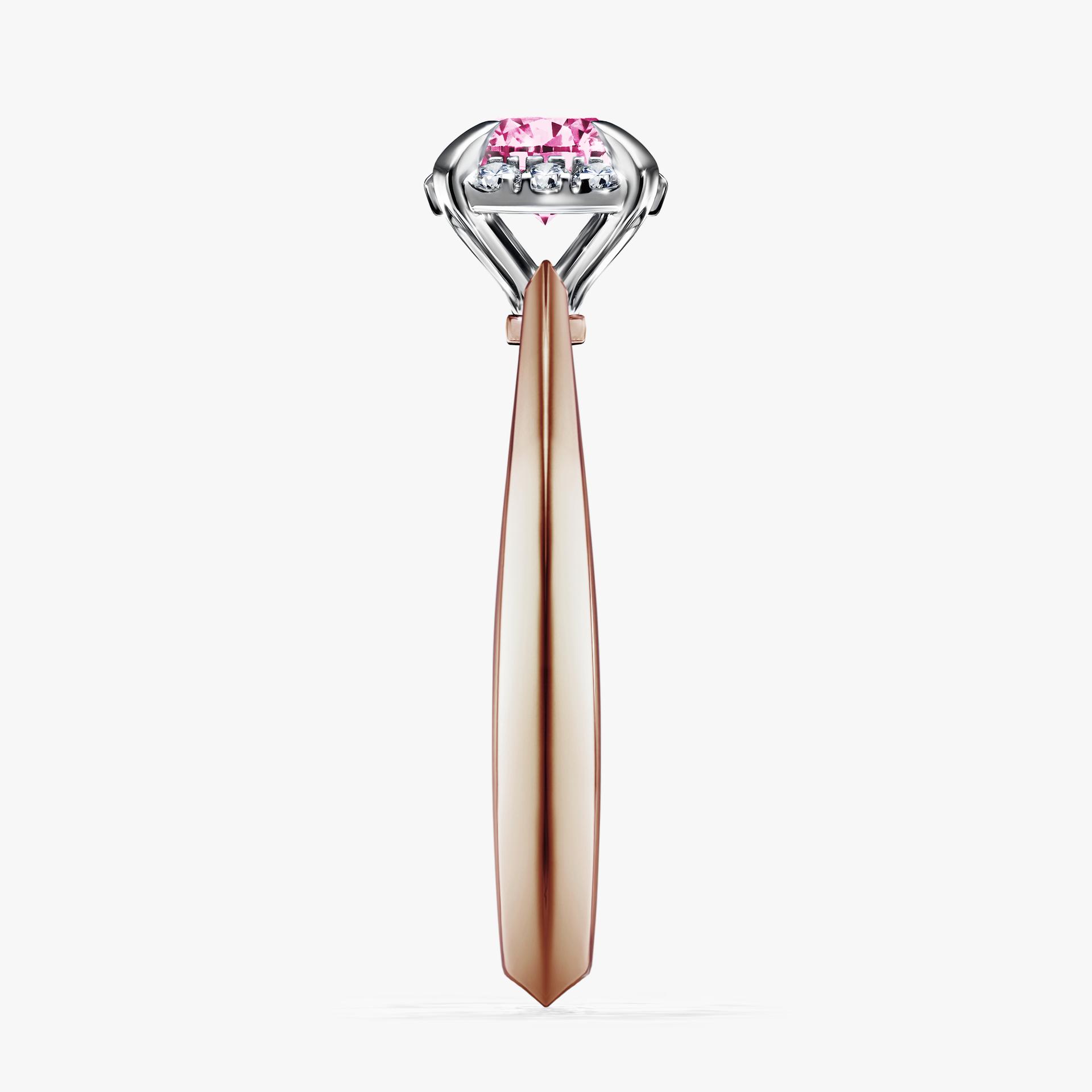 Pierscionek zareczynowy z diamentem rozowy 062 CT z rozowego zlota my beauty 03