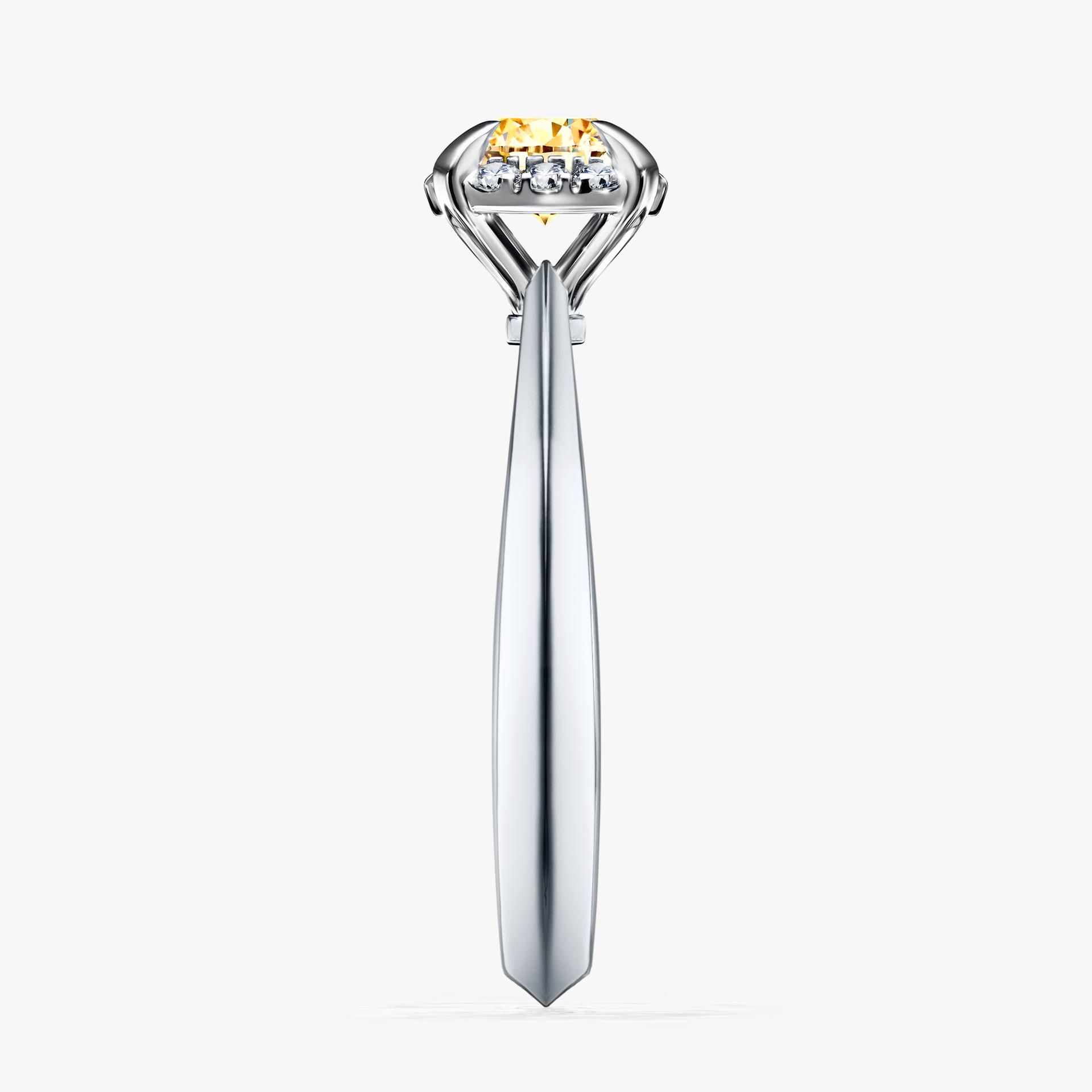 Pierscionek zareczynowy z diamentem zolty 062 CT z bialego zlota my beauty 03
