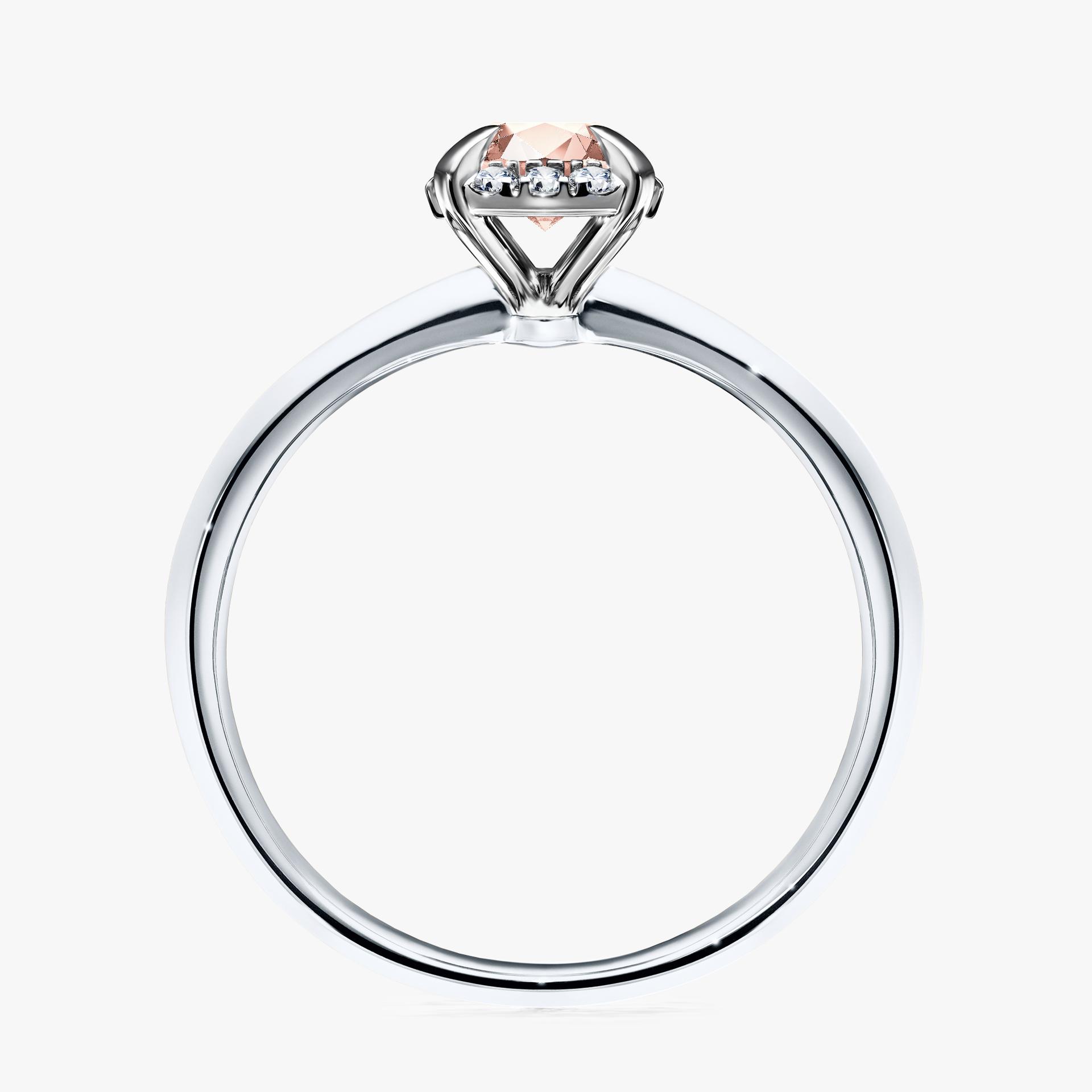 Pierscionek zareczynowy z morganitem 062 CT z bialego zlota my beauty 02
