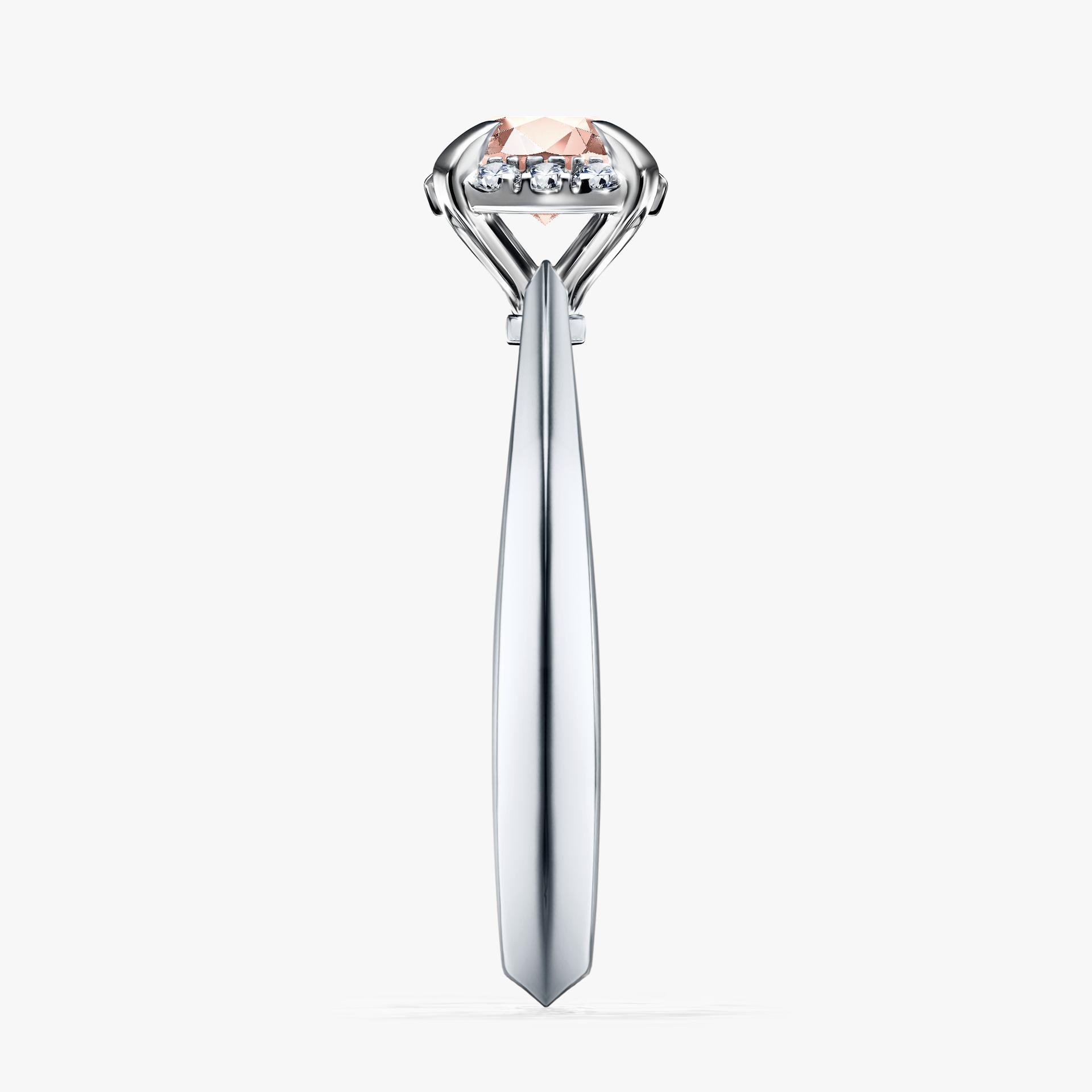 Pierscionek zareczynowy z morganitem 062 CT z bialego zlota my beauty 03