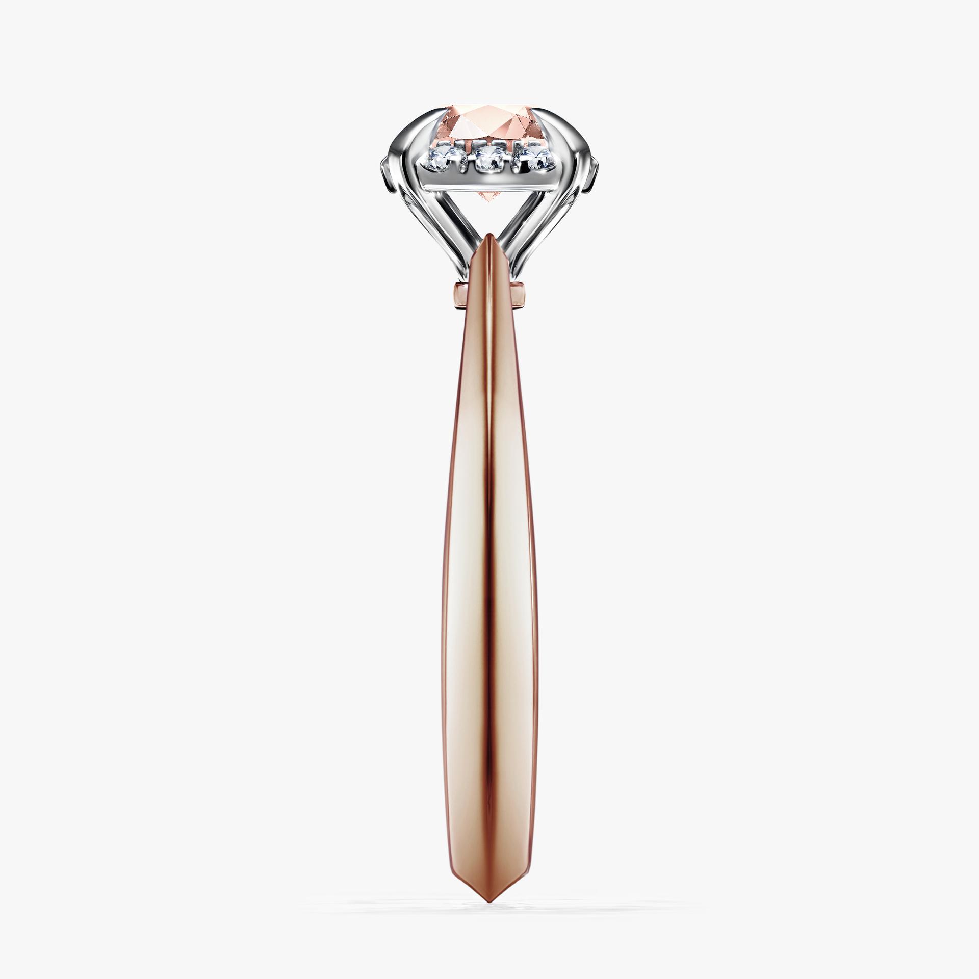 Pierścionek zaręczynowy My Beauty z różowego złota z morganitem 0,62ct