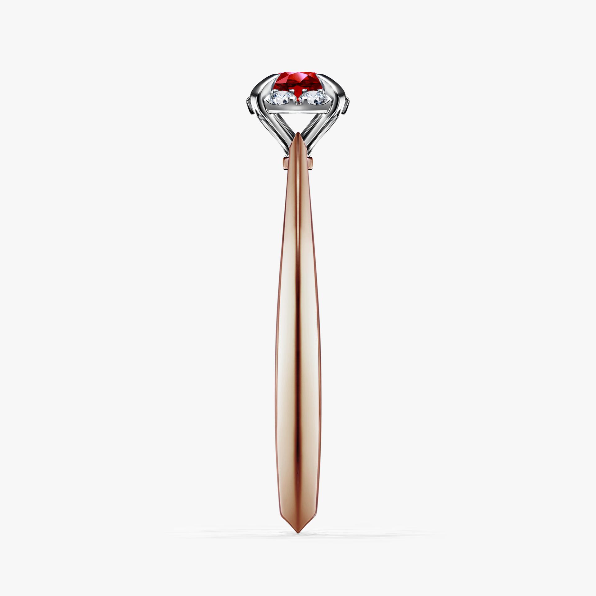 Pierscionek zareczynowy z rubinem 014 CT z rozowego zlota my beauty 03