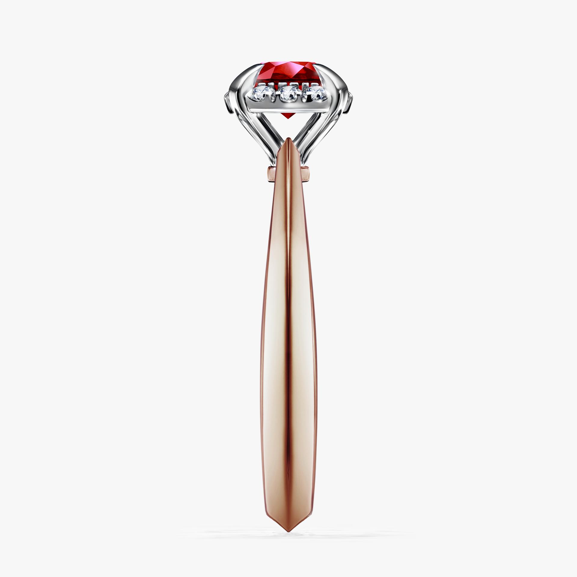 Pierscionek zareczynowy z rubinem 062 CT z rozowego zlota my beauty 03