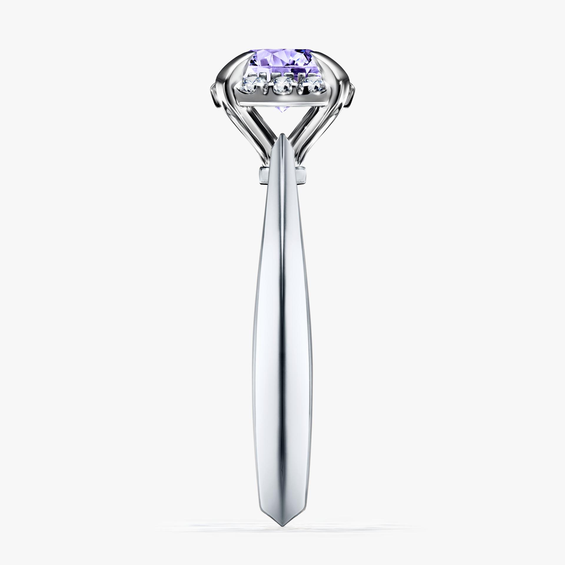 Pierscionek zareczynowy z tanzanitem 098 CT z bialego zlota my beauty 03