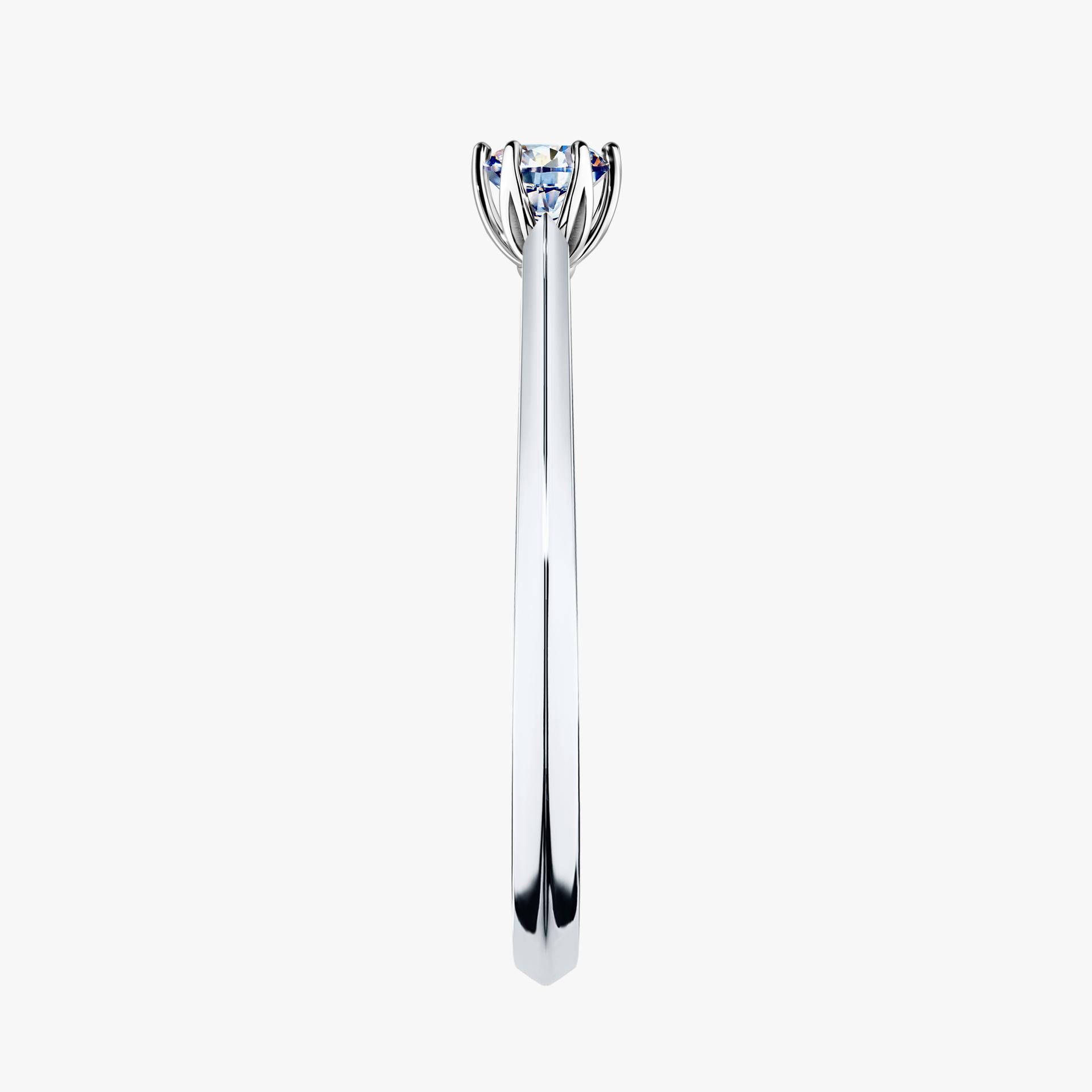 Pierscionek zareczynowy z diamentem 017 CT z bialego zlota my daisy 03