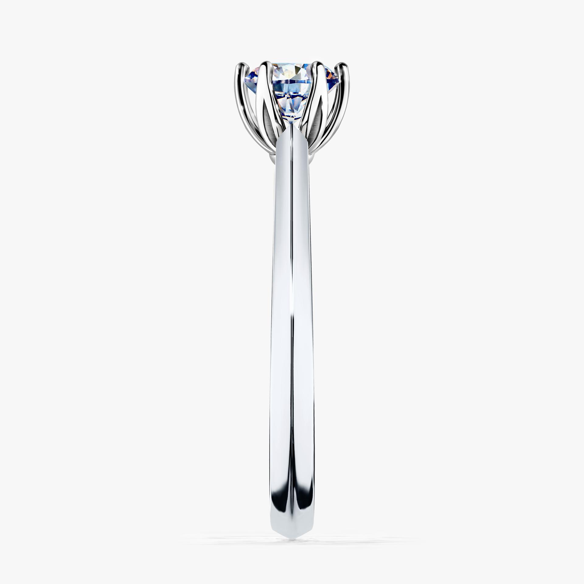 Pierscionek zareczynowy z diamentem 050 CT z bialego zlota my daisy 03