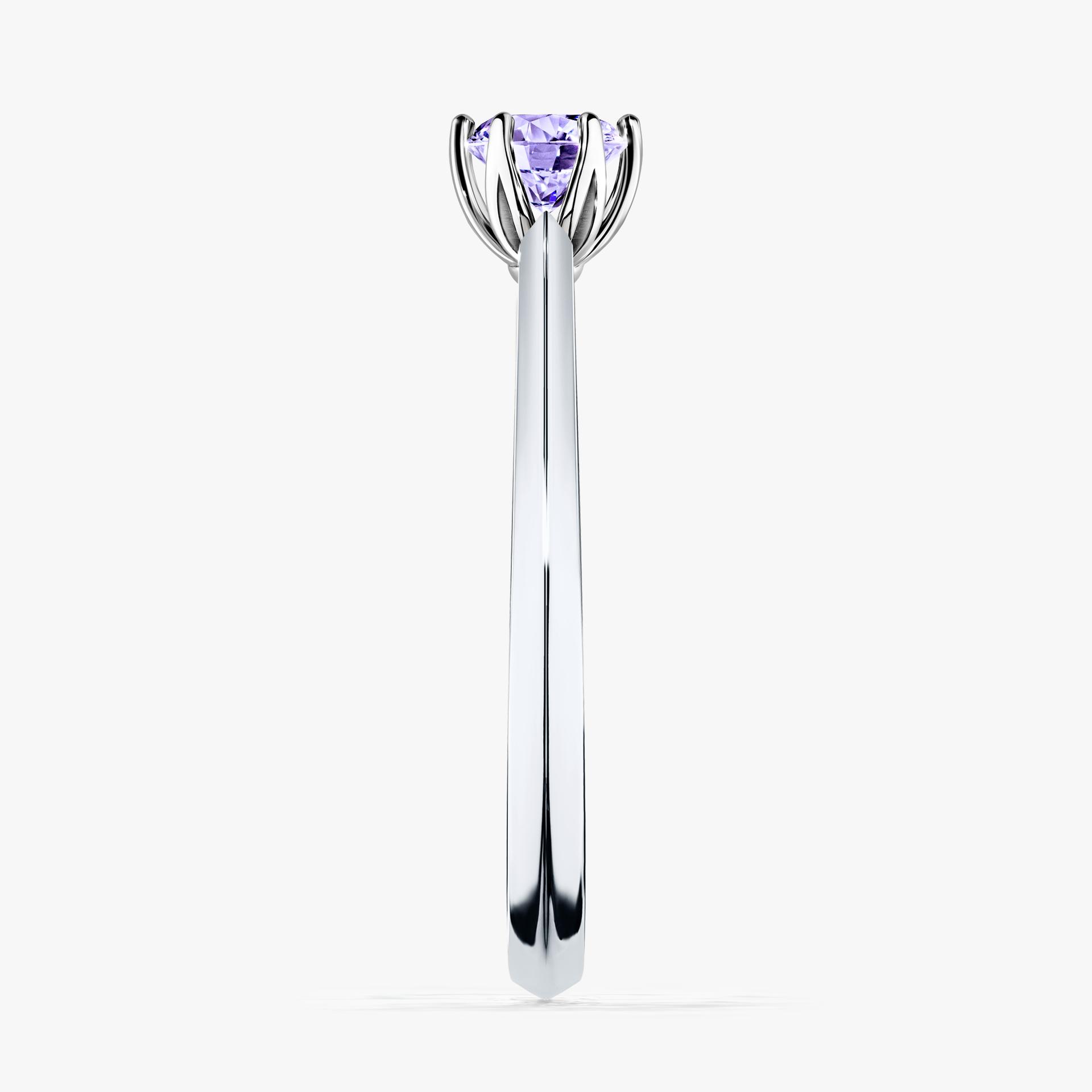 Pierscionek zareczynowy z tanzanitem 030 CT z bialego zlota my daisy 03