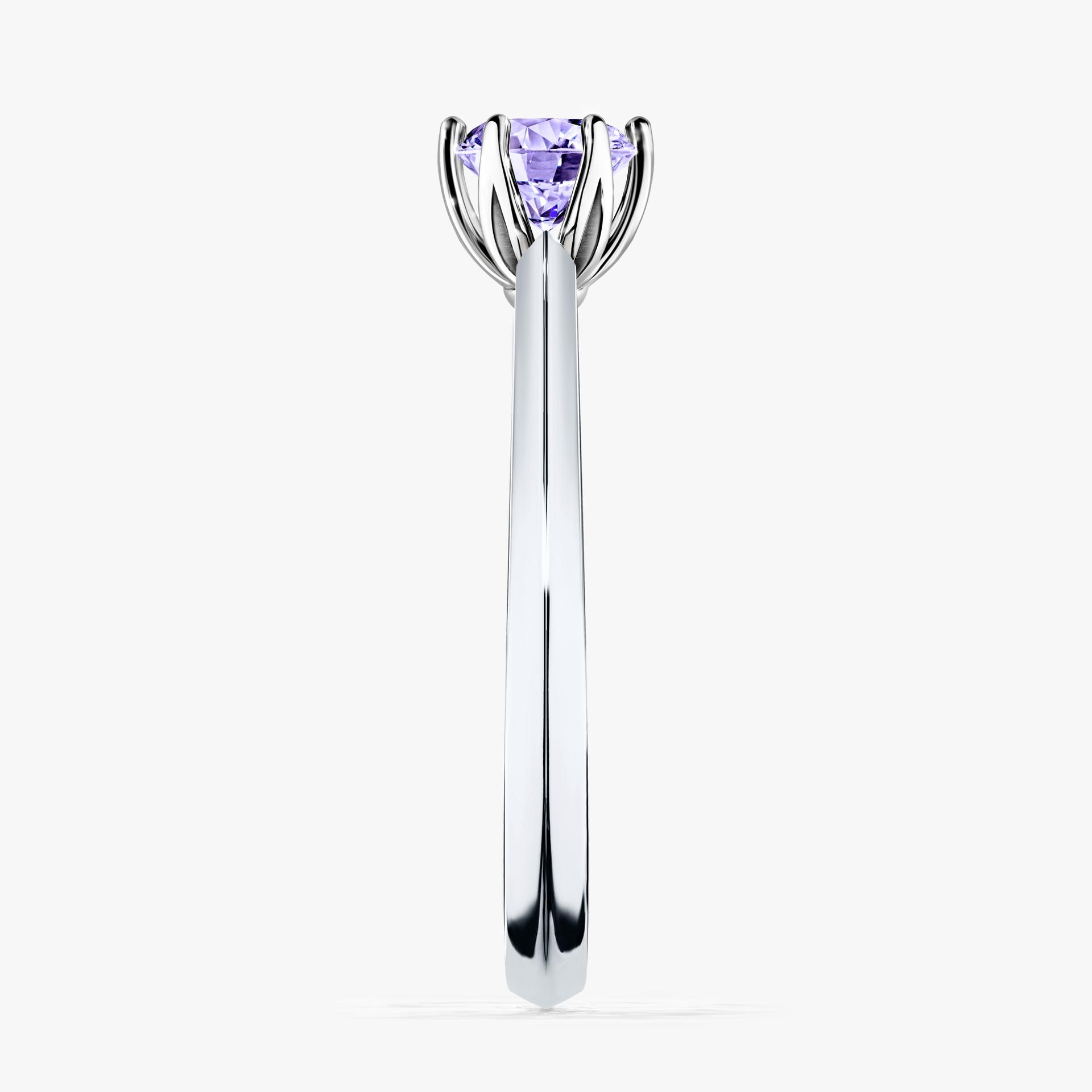 Pierscionek zareczynowy z tanzanitem 050 CT z bialego zlota my daisy 03