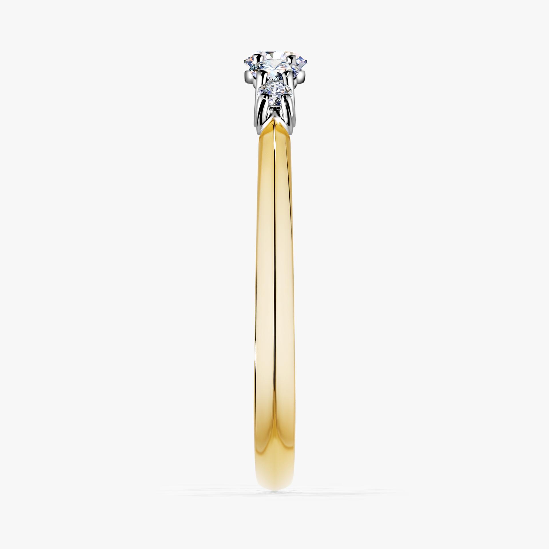 Pierscionek zareczynowy z diamentem 022 CT z zoltego zlota my darling 03