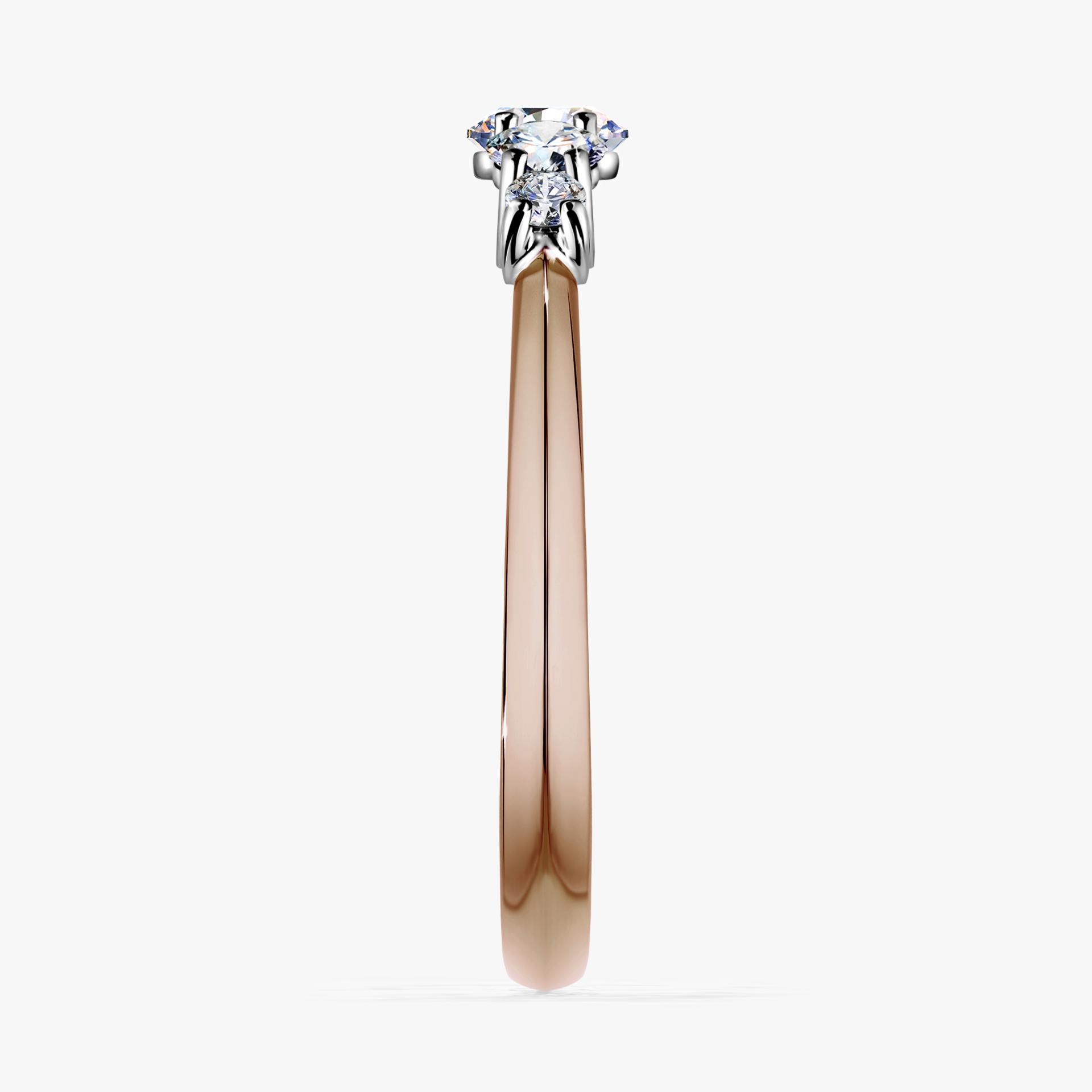 Pierscionek zareczynowy z diamentem 053 CT z rozowego zlota my darling 03