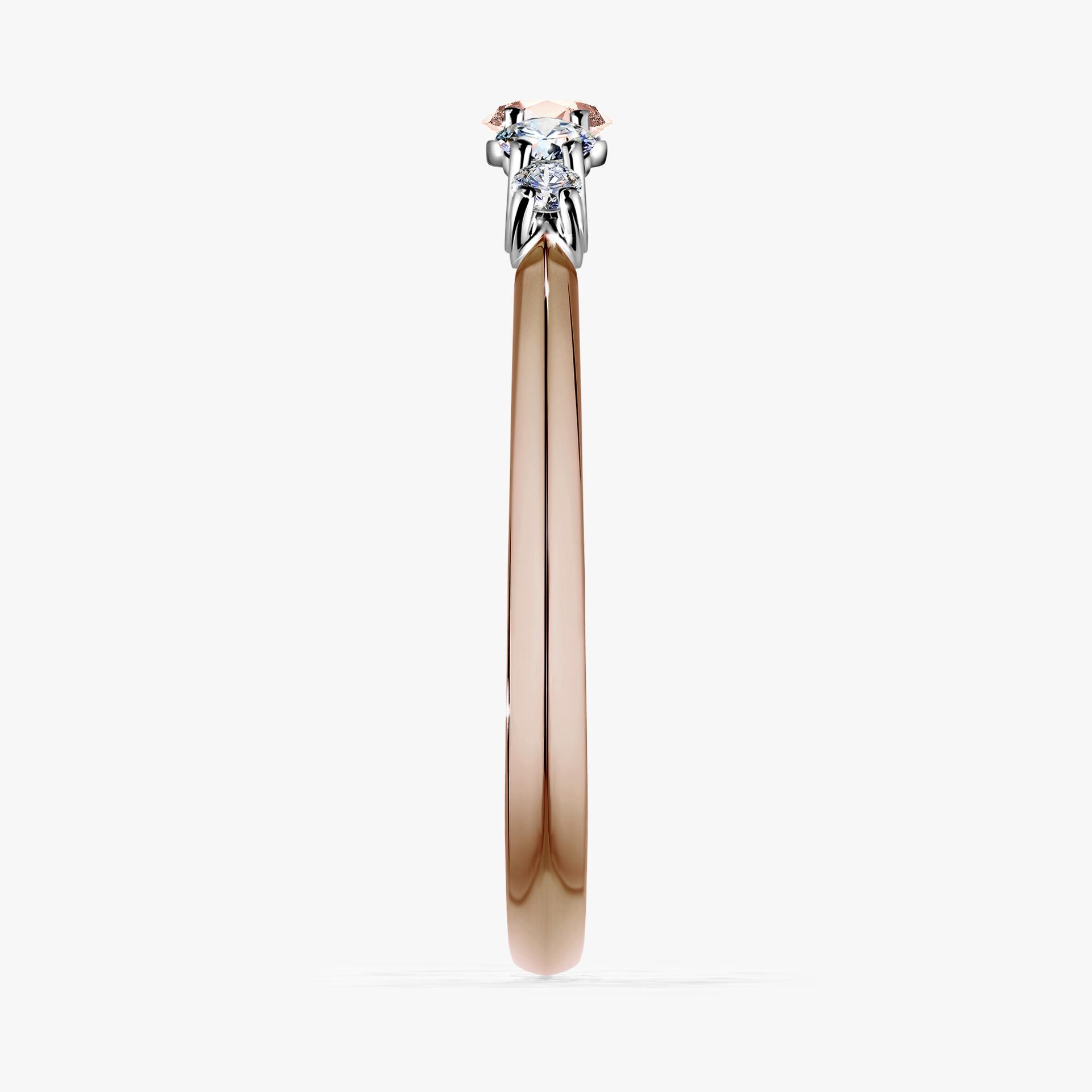 Pierścionek zaręczynowy My Darling z różowego złota z morganitem 0,22ct