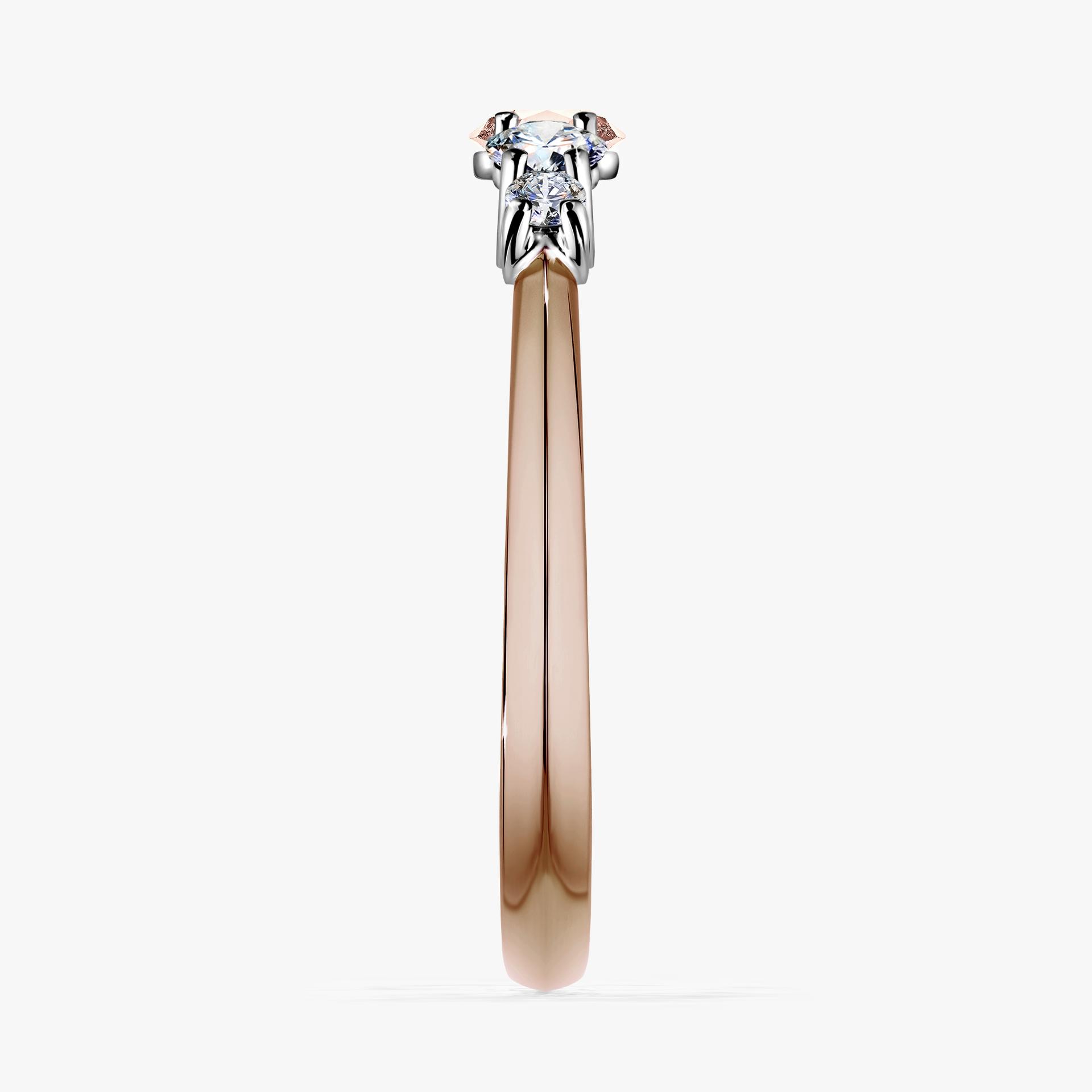 Pierscionek zareczynowy z morganitem 053 CT z rozowego zlota my darling 03