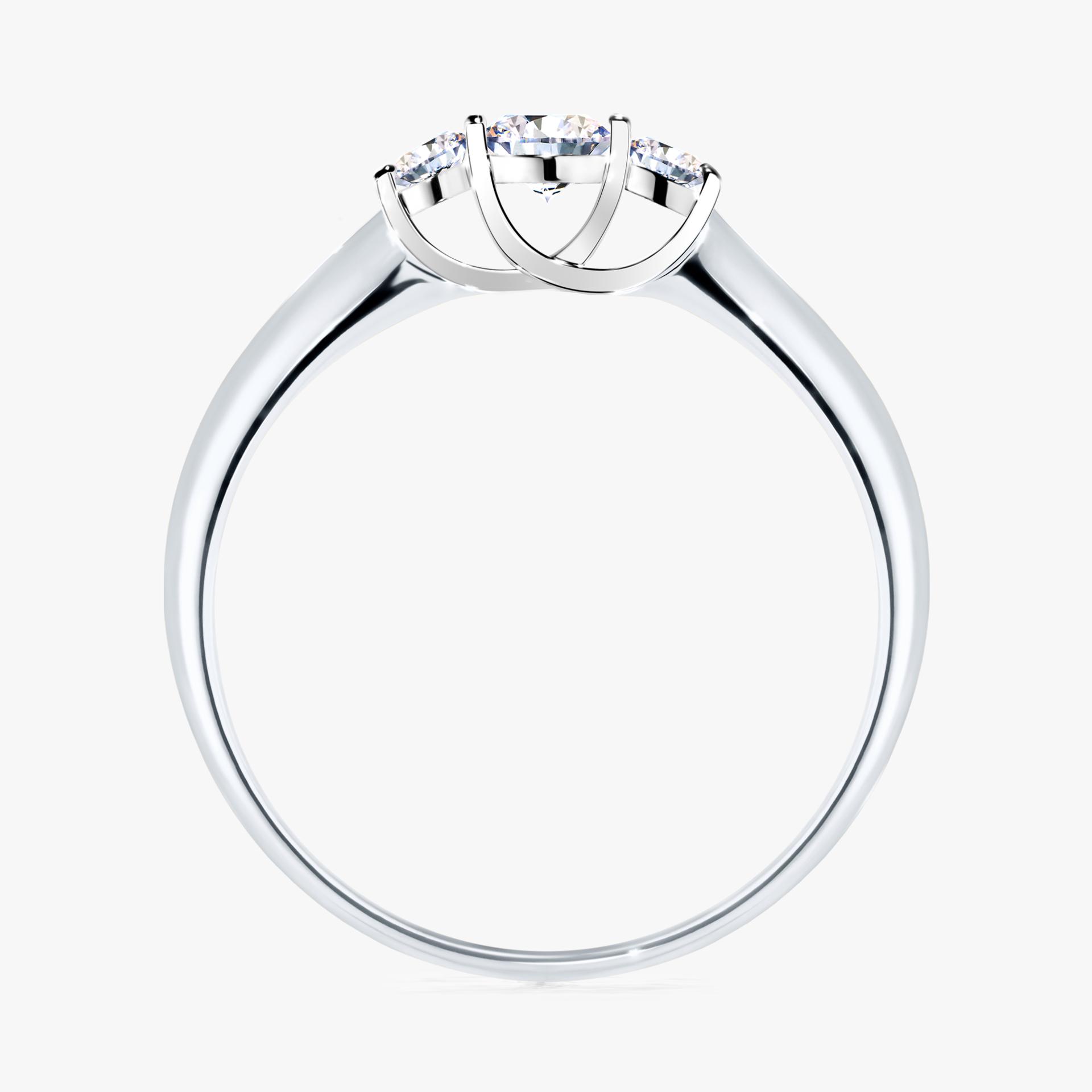 Pierscionek zareczynowy z diamentem 016 CT z bialego zlota my honey 02