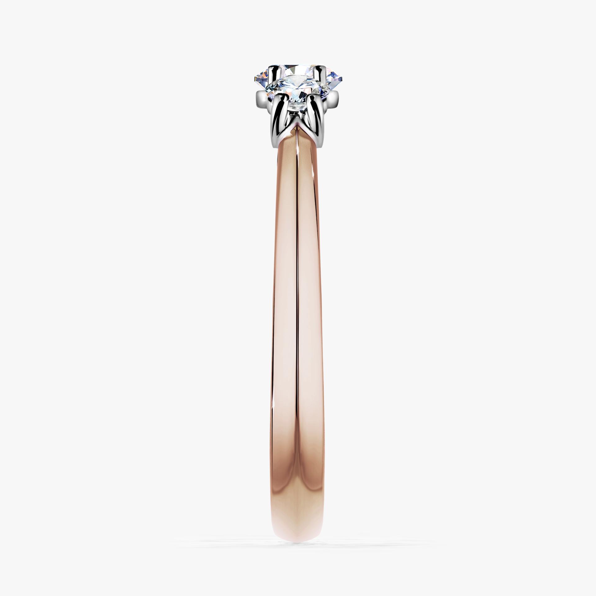 Pierscionek zareczynowy z diamentem 045 CT z rozowego zlota my honey 03