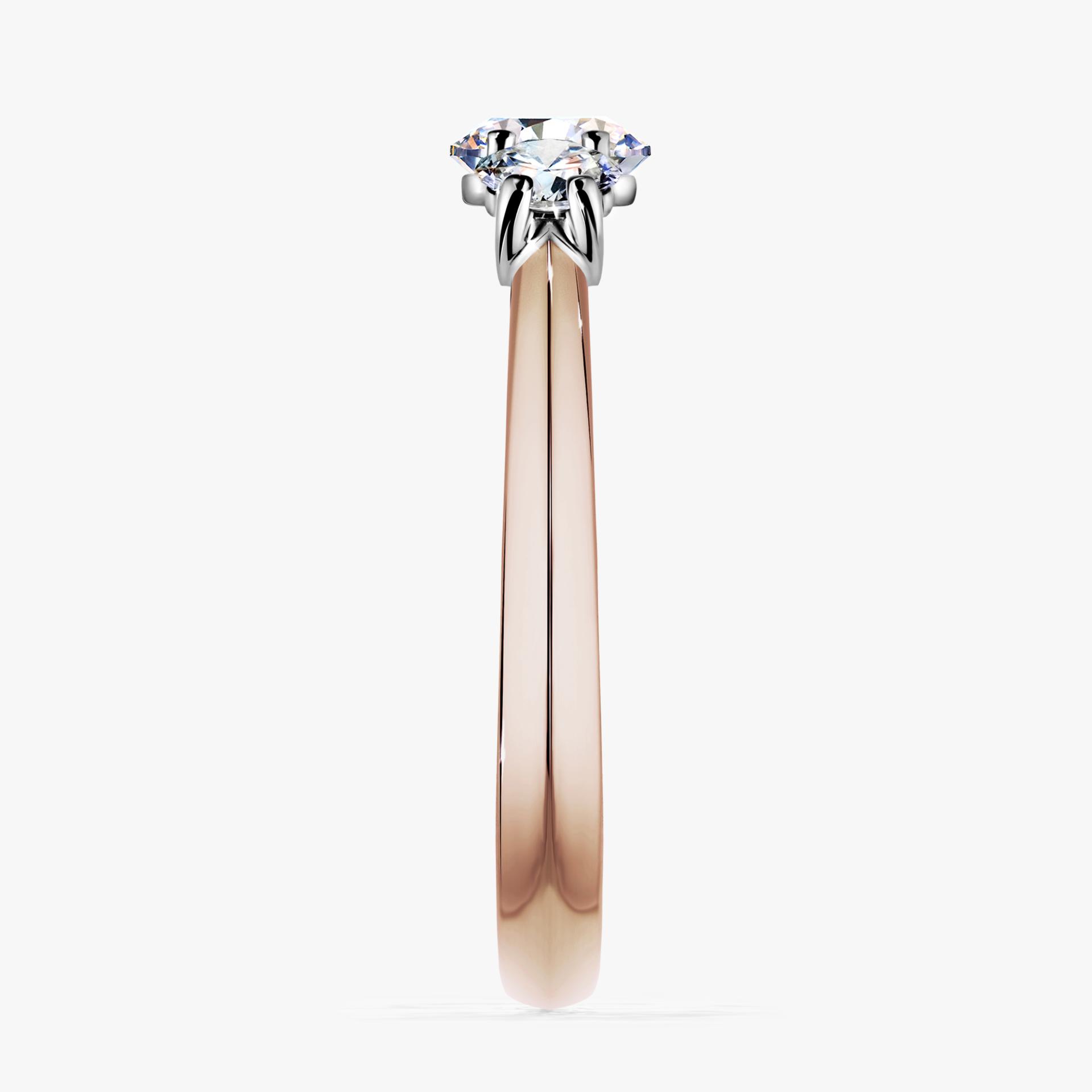 Pierscionek zareczynowy z diamentem 084 CT z rozowego zlota my honey 03