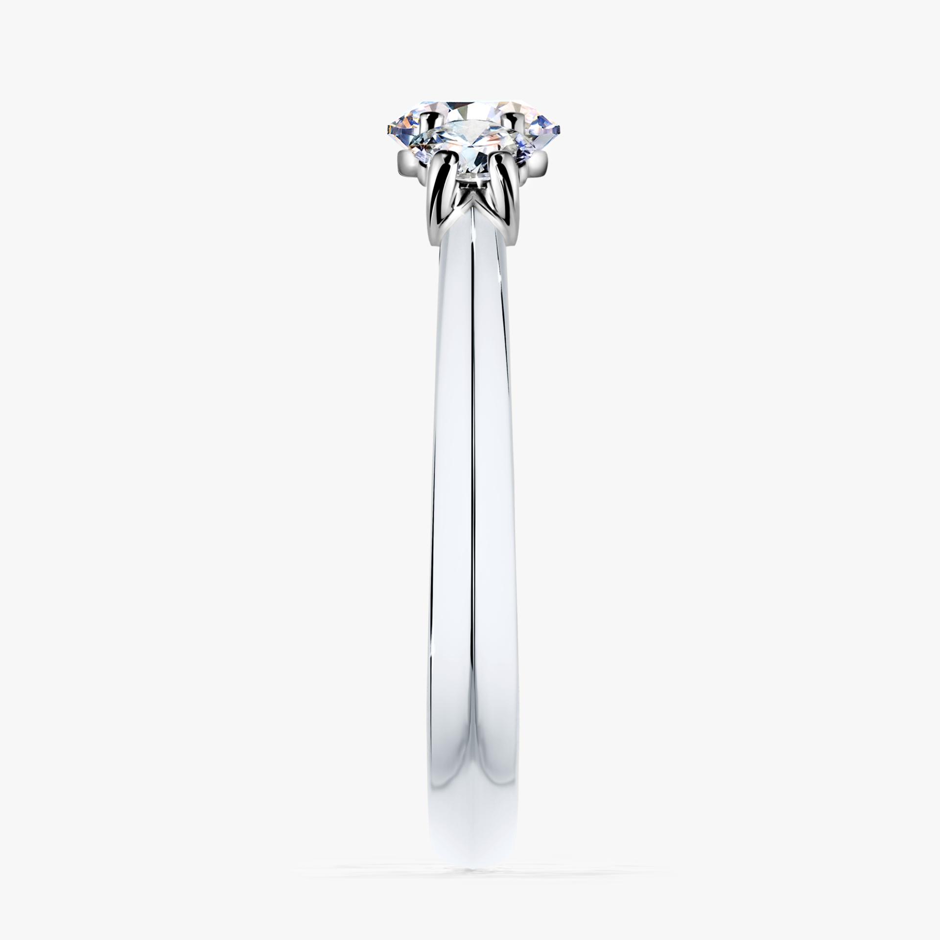 Pierscionek zareczynowy z diamentem laboratoryjnym 084 CT z bialego zlota my honey 03