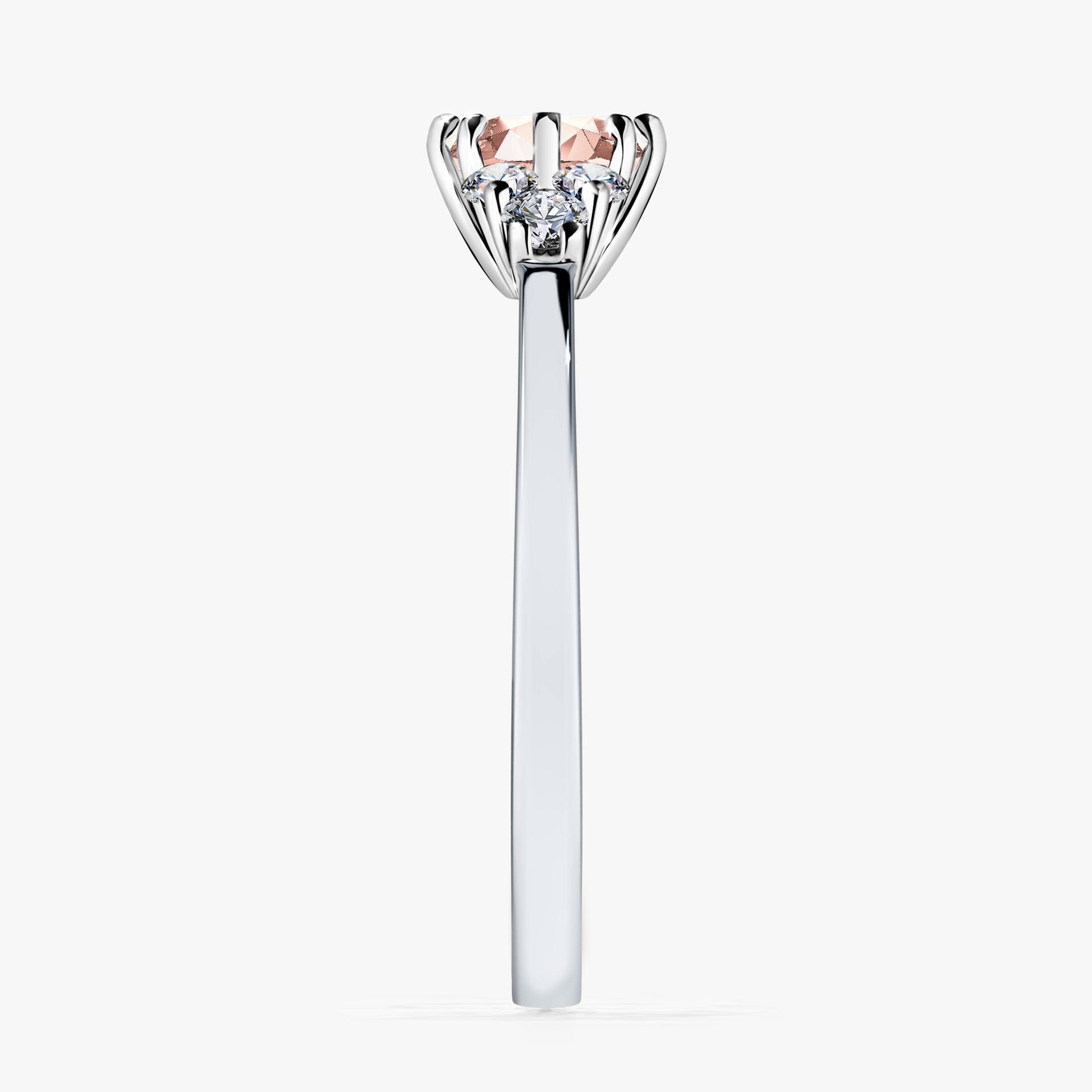 Pierscionek zareczynowy z morganitem 068 CT z bialego zlota my lilly 03