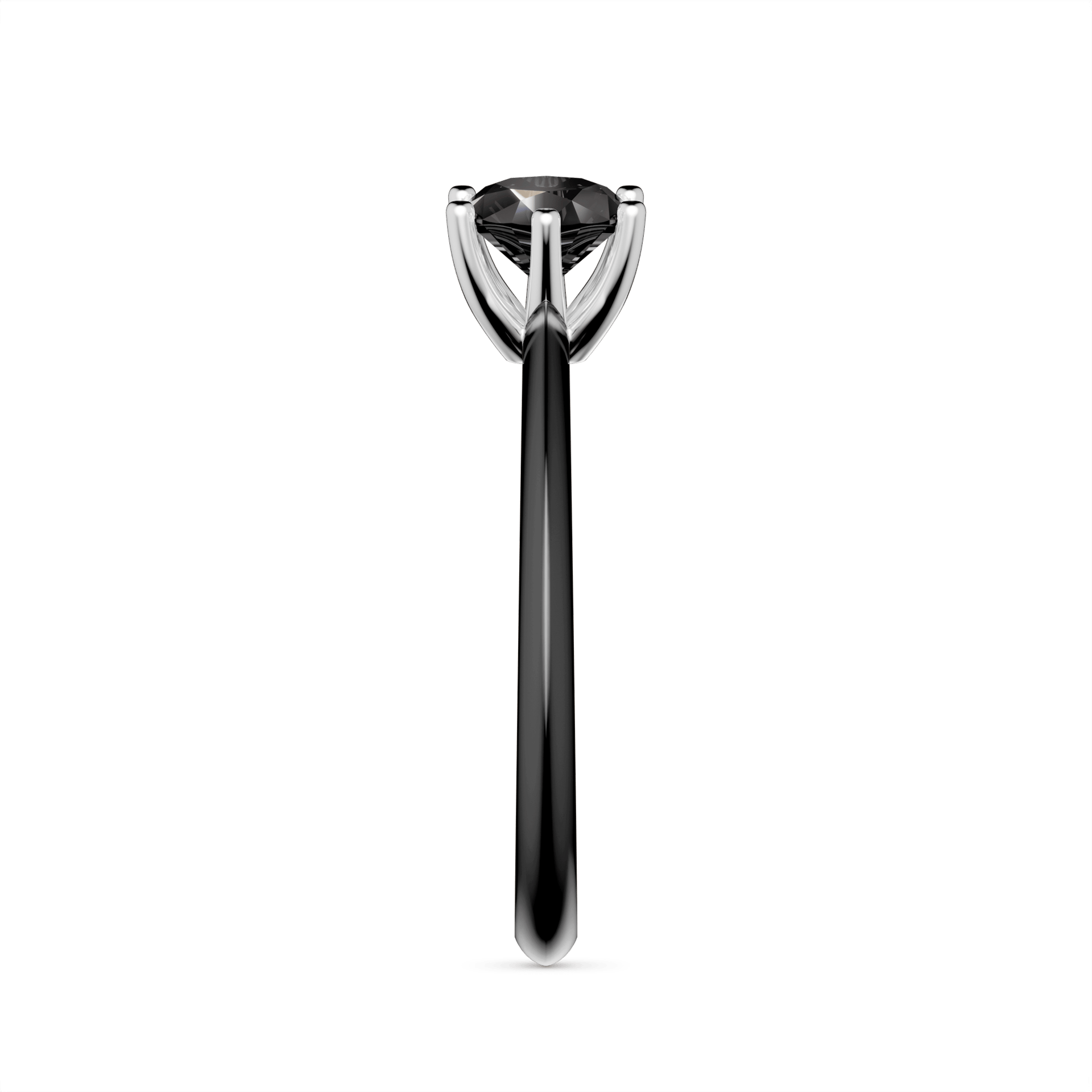 Pierscionek zareczynowy my love czarne zloto diament lab czarny 0 50ct 4