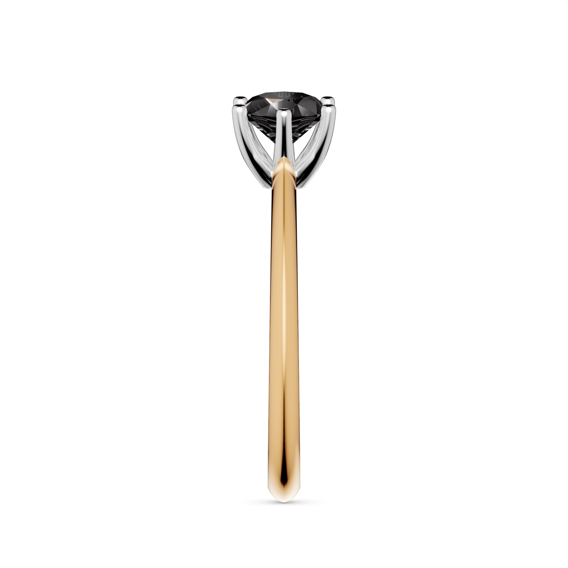 Pierscionek zareczynowy my love zolte zloto diament lab czarny 0 50ct 4