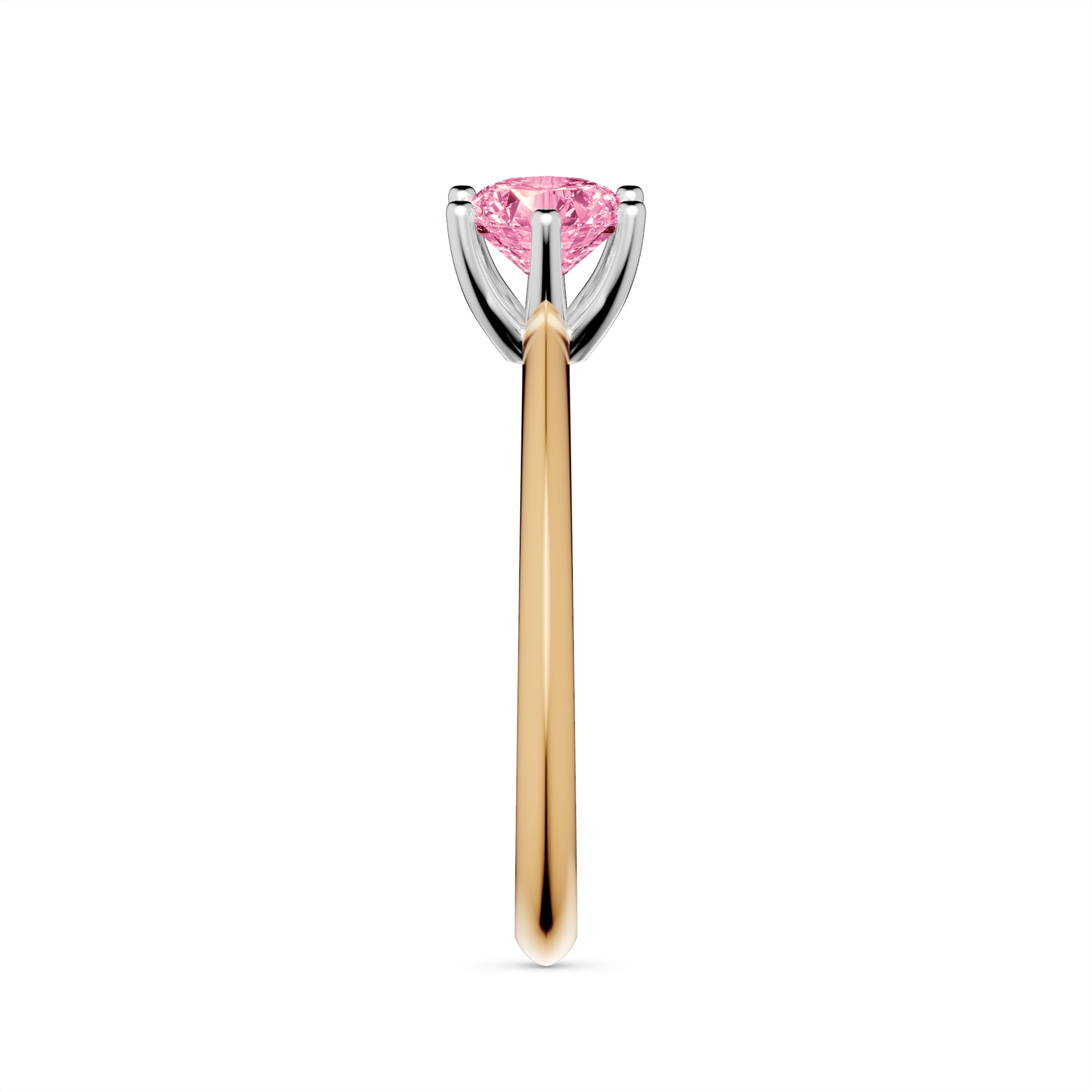 Pierscionek zareczynowy my love zolte zloto diament lab rozowy 0 50ct 4