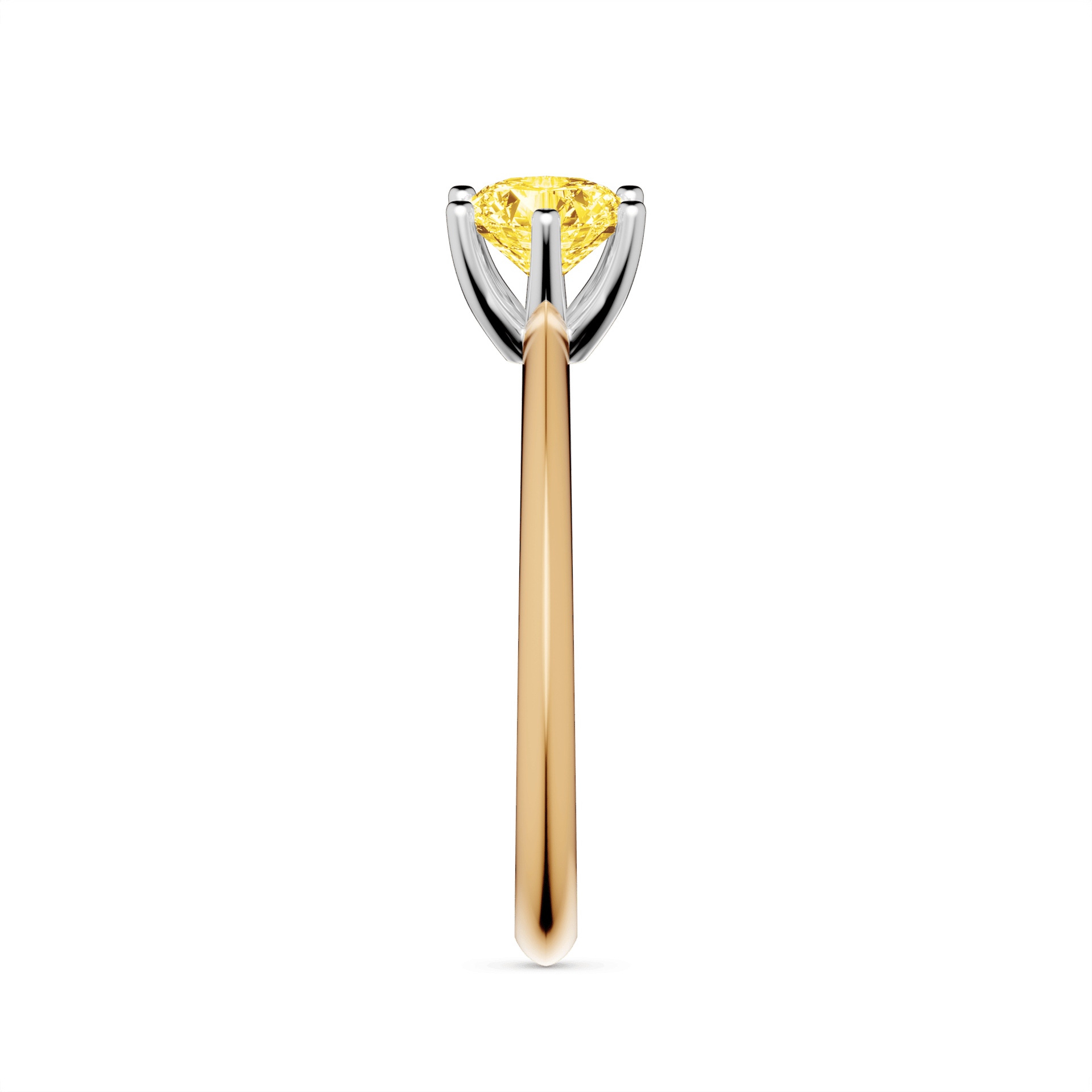 Pierscionek zareczynowy my love zolte zloto diament lab zolty 0 50ct 4