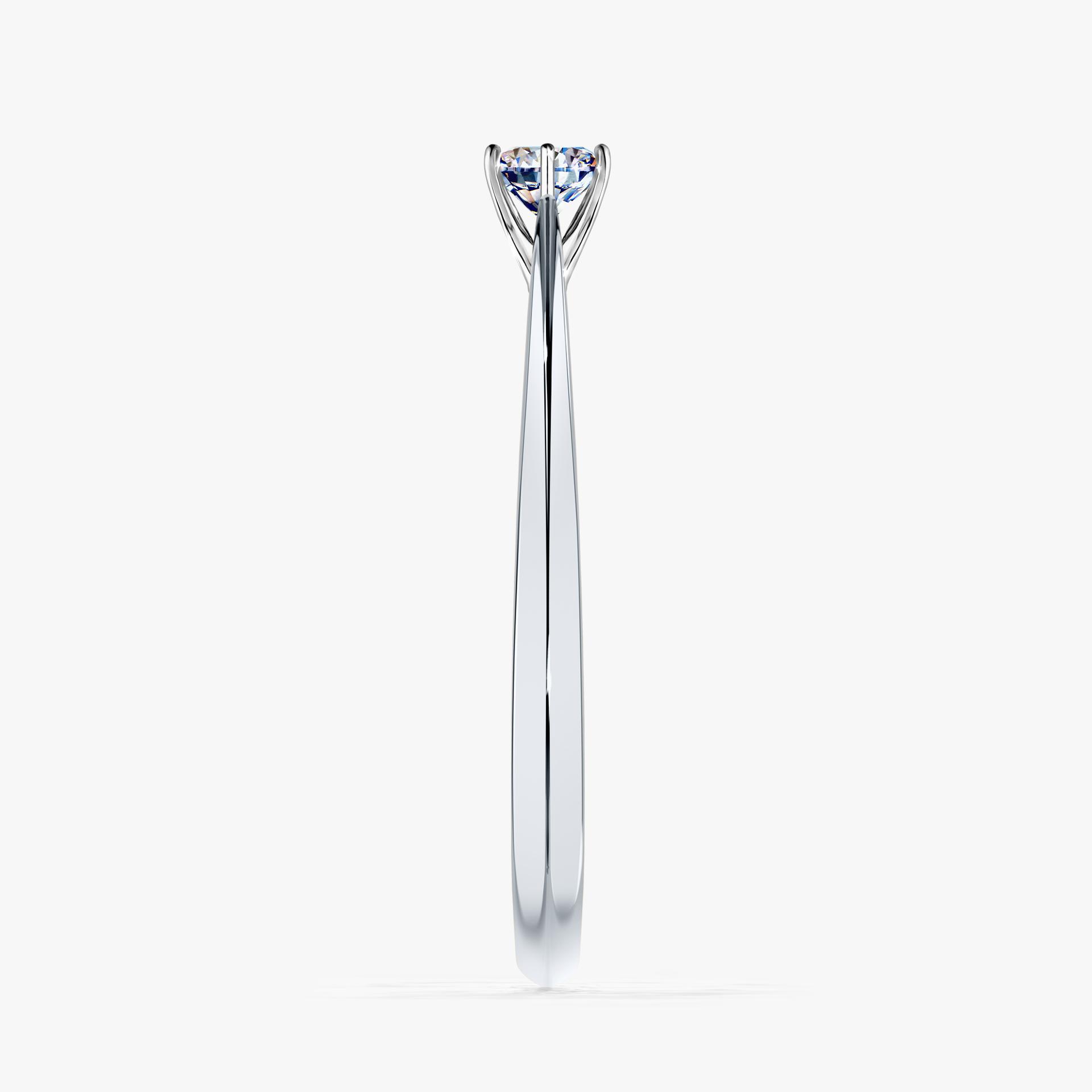 Pierscionek zareczynowy z diamentem 017 CT z bialego zlota my love 03