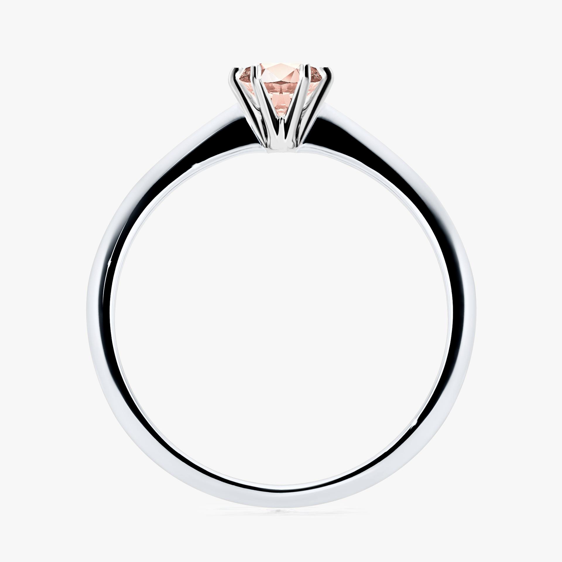 Pierscionek zareczynowy z morganitem 030 CT z bialego zlota my love 02
