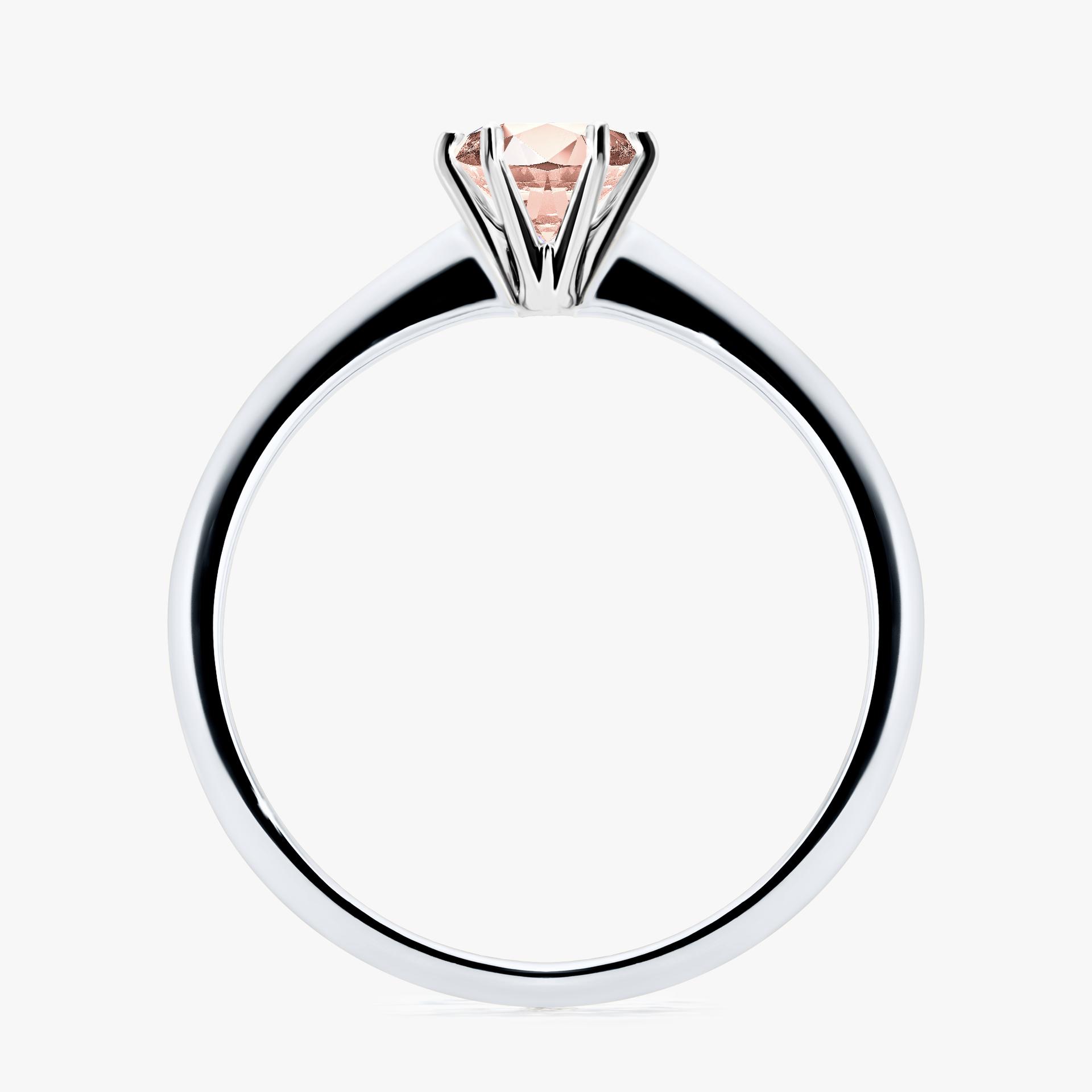 Pierscionek zareczynowy z morganitem 050 CT z bialego zlota my love 02