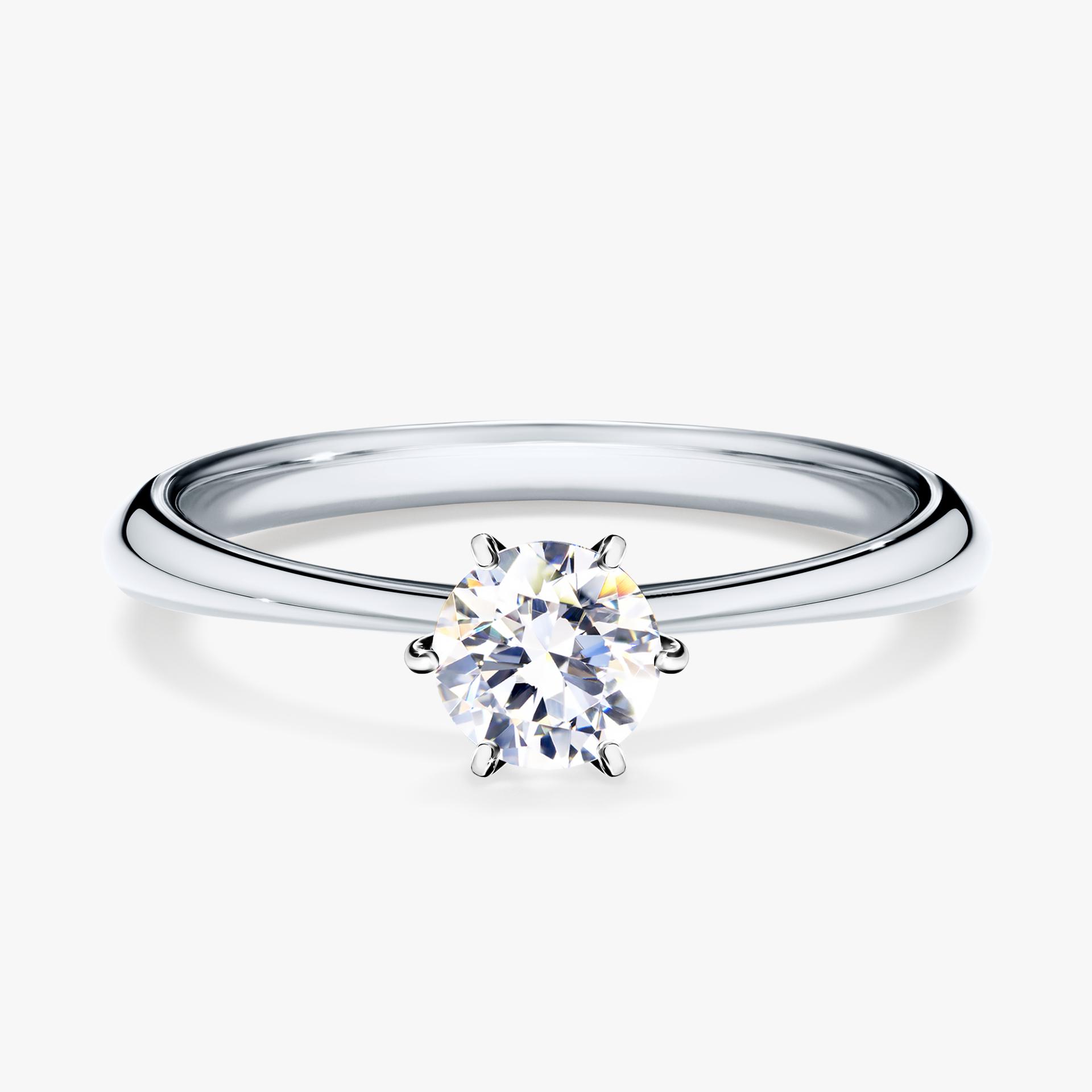 Pierscionek zareczynowy z szafirem bialym 050 CT z bialego zlota my love 01
