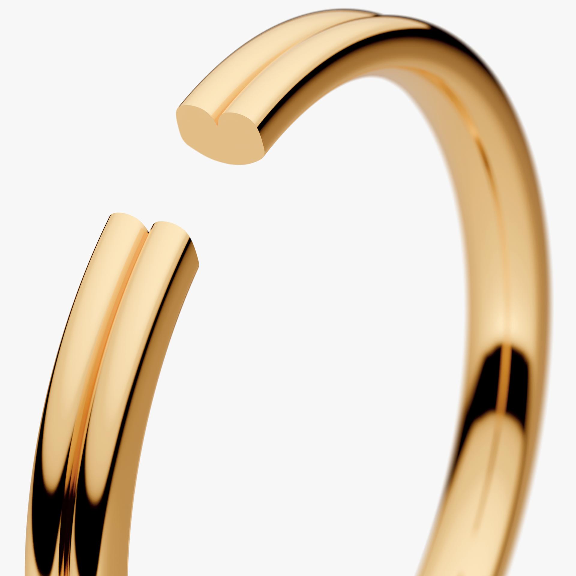 Obrączka ślubna Modern 1 z żółtego złota 3mm