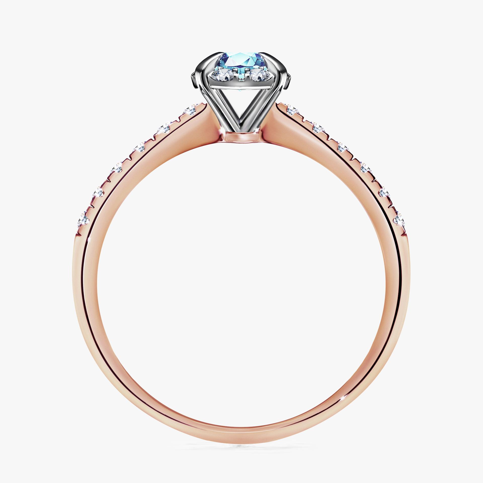 Pierscionek zareczynowy z akwamarynem 0 47 CT z rozowego zlota my princess 02