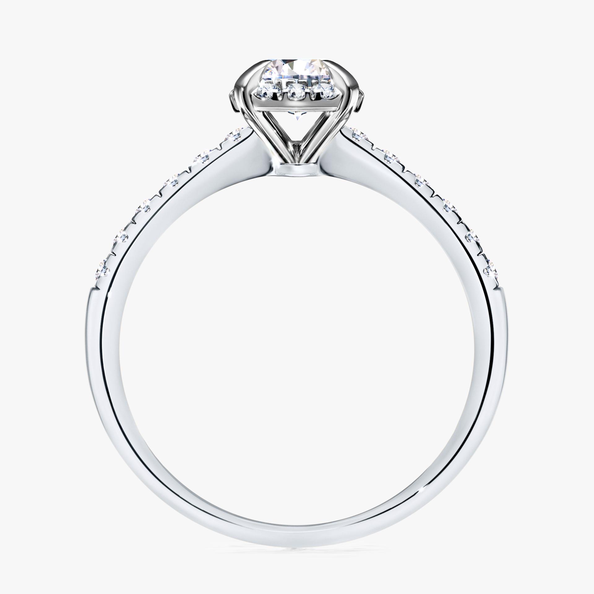 Pierscionek zareczynowy z diamentem 0 76 CT z bialego zlota my princess 03