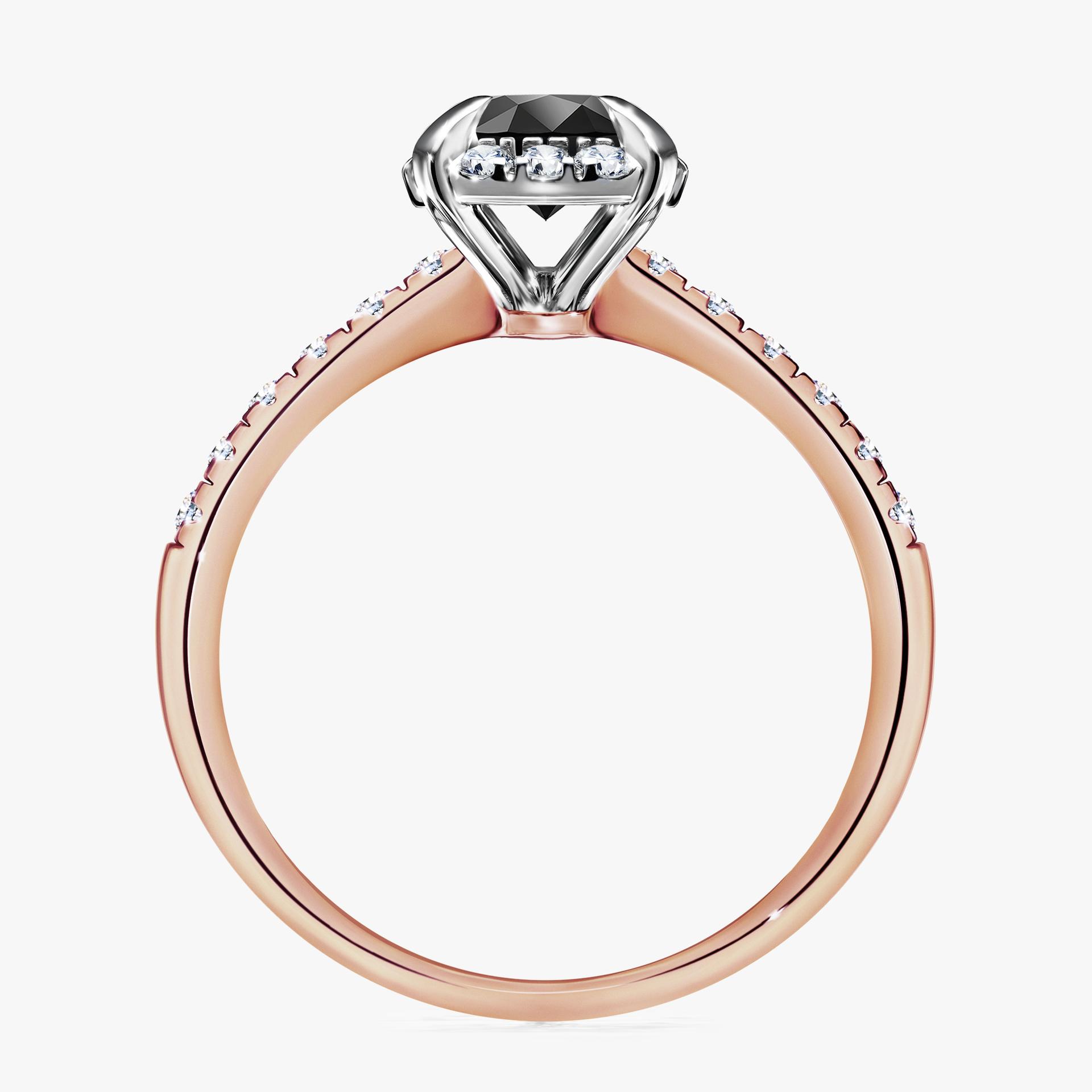 Pierscionek zareczynowy z diamentem czarnym 118 CT z rozowego my princess 03