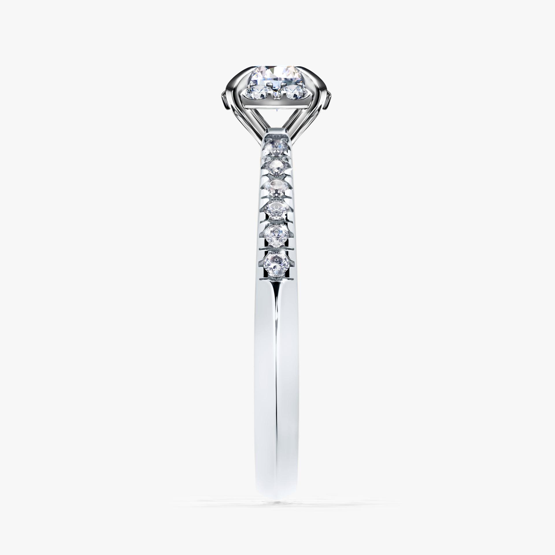Pierscionek zareczynowy z diamentem laboratoryjnym 0 47 CT z bialego zlota my sunshine 03