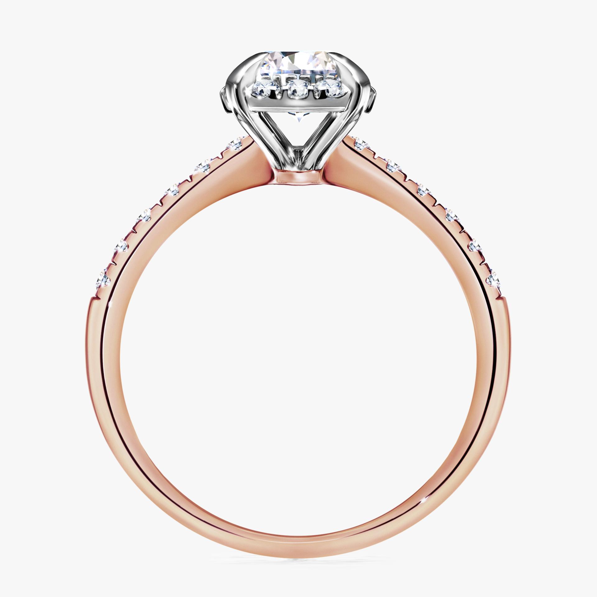 Pierścionek zaręczynowy My Princess z różowego złota z diamentem laboratoryjnym 1,18ct
