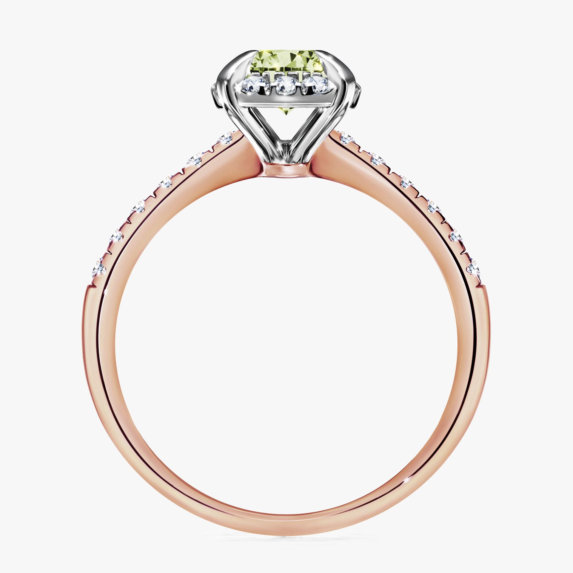 Pierscionek zareczynowy z diamentem zielony_jasny 118 CT z rozowego zlota my princess 02
