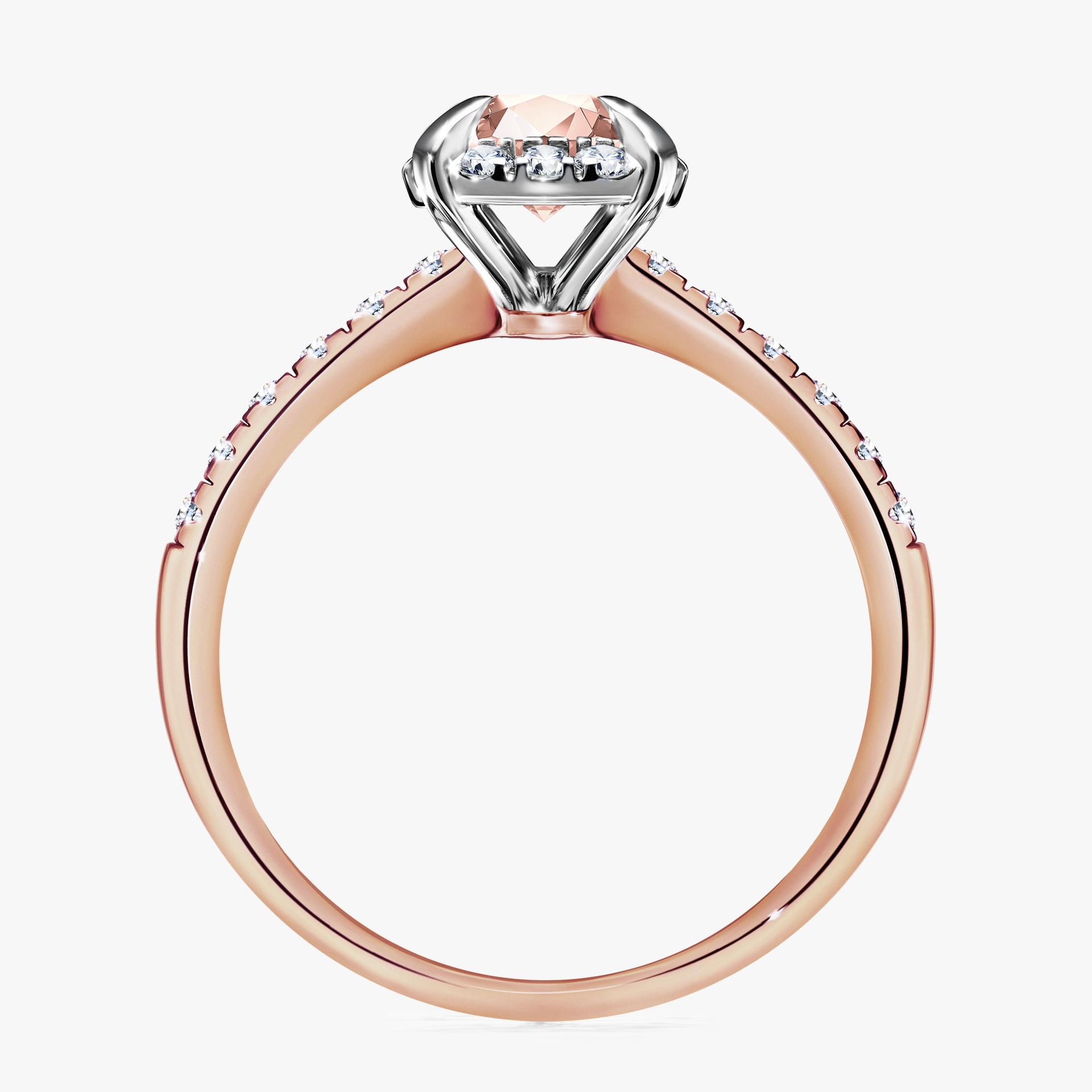Pierscionek zareczynowy z morganitem 118 CT z rozowego zlota my princess 03