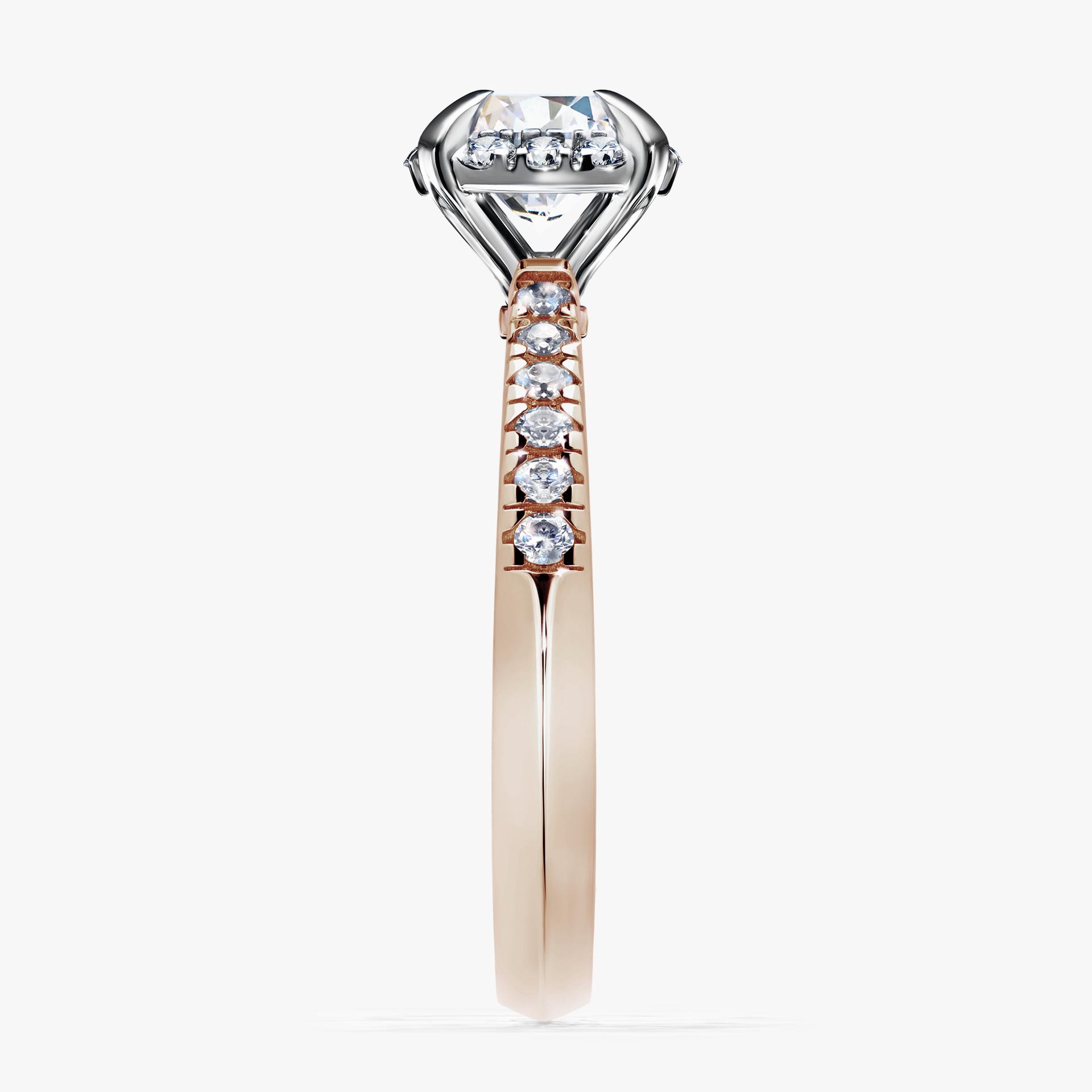 Pierscionek zareczynowy z szafirem bialym 118 CT z rozowego zlota my princess 02