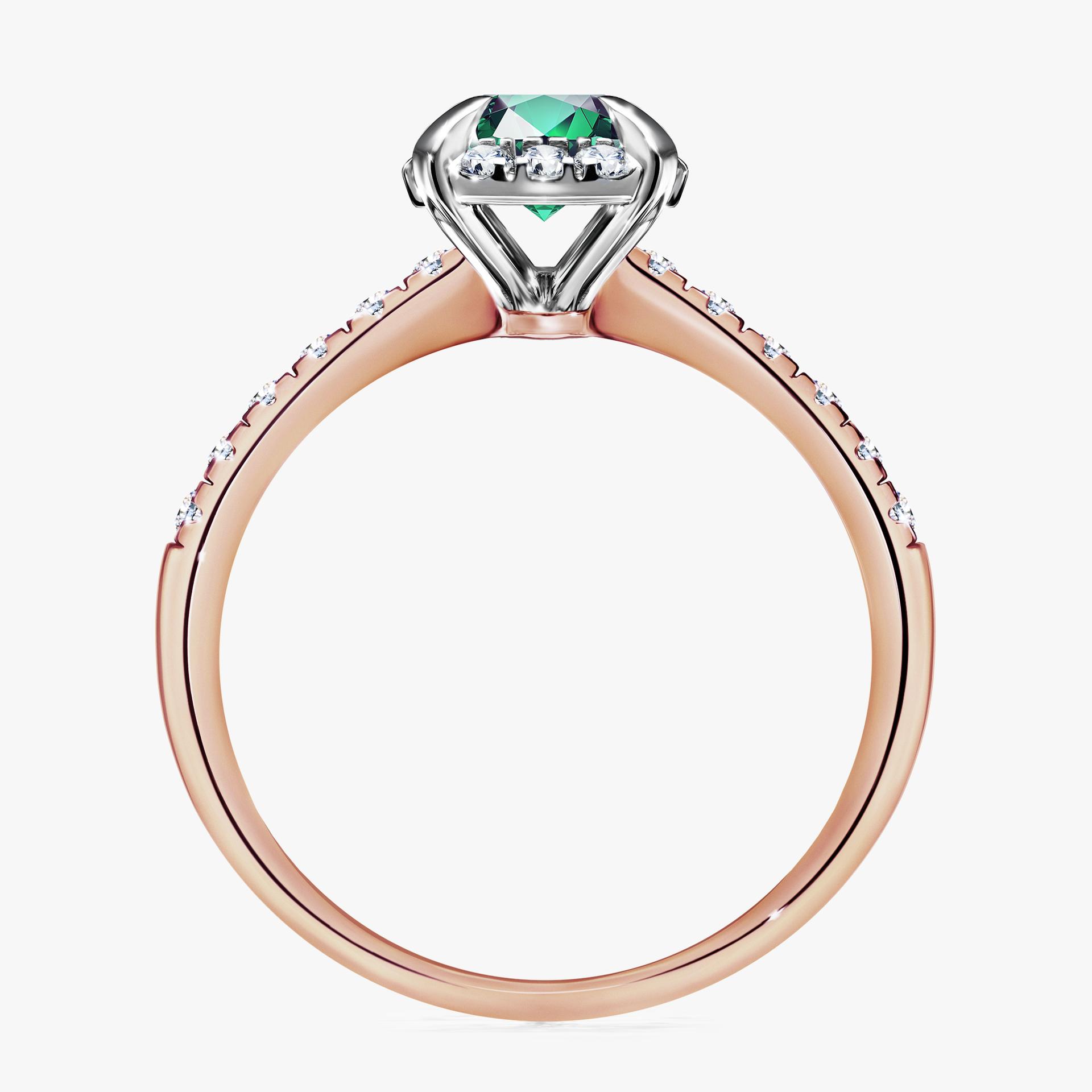 Pierscionek zareczynowy z szmaragdem 118 CT z rozowego zlota my princess 03