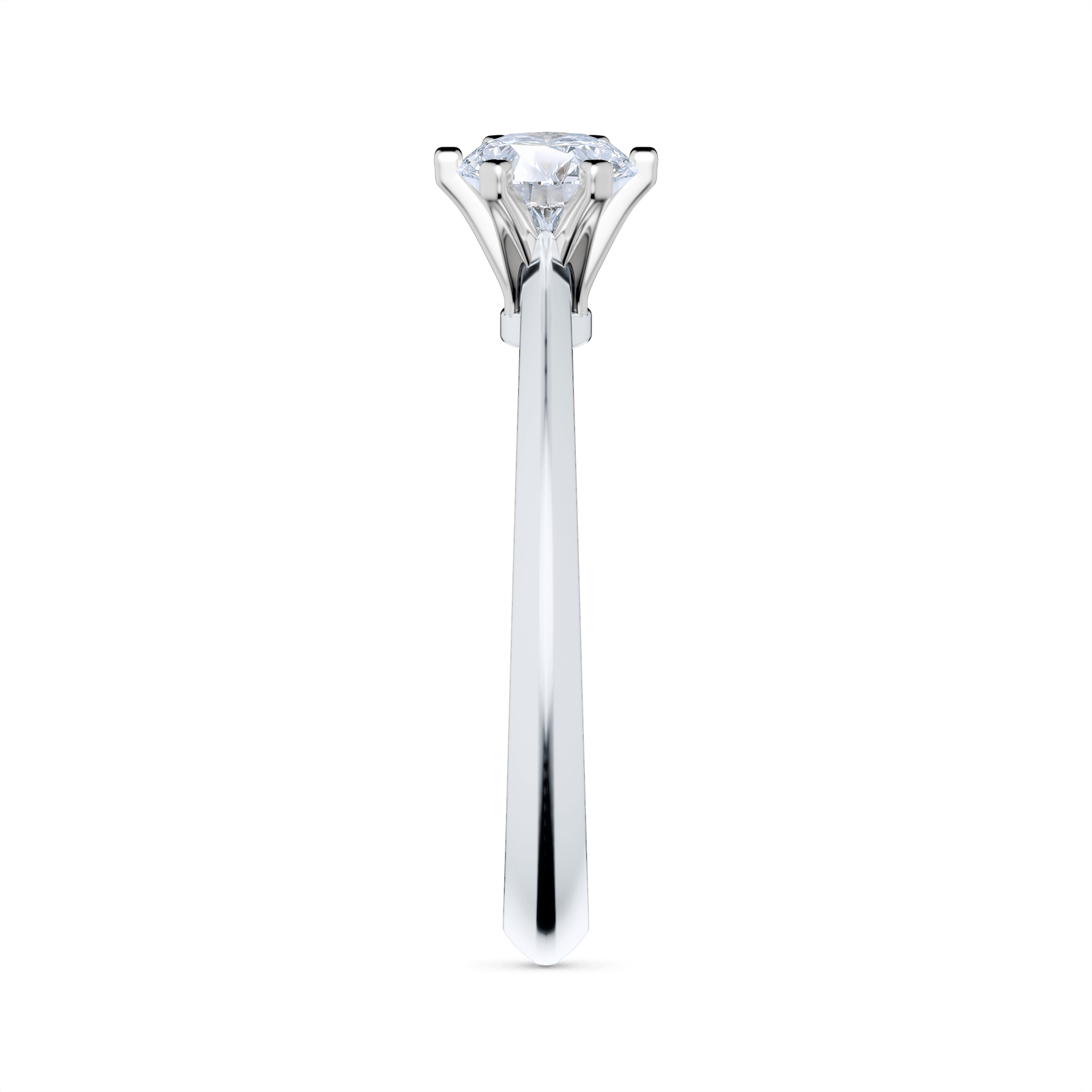 Pierscionek zareczynowy my queen biale zloto diament lab 0 50ct 4