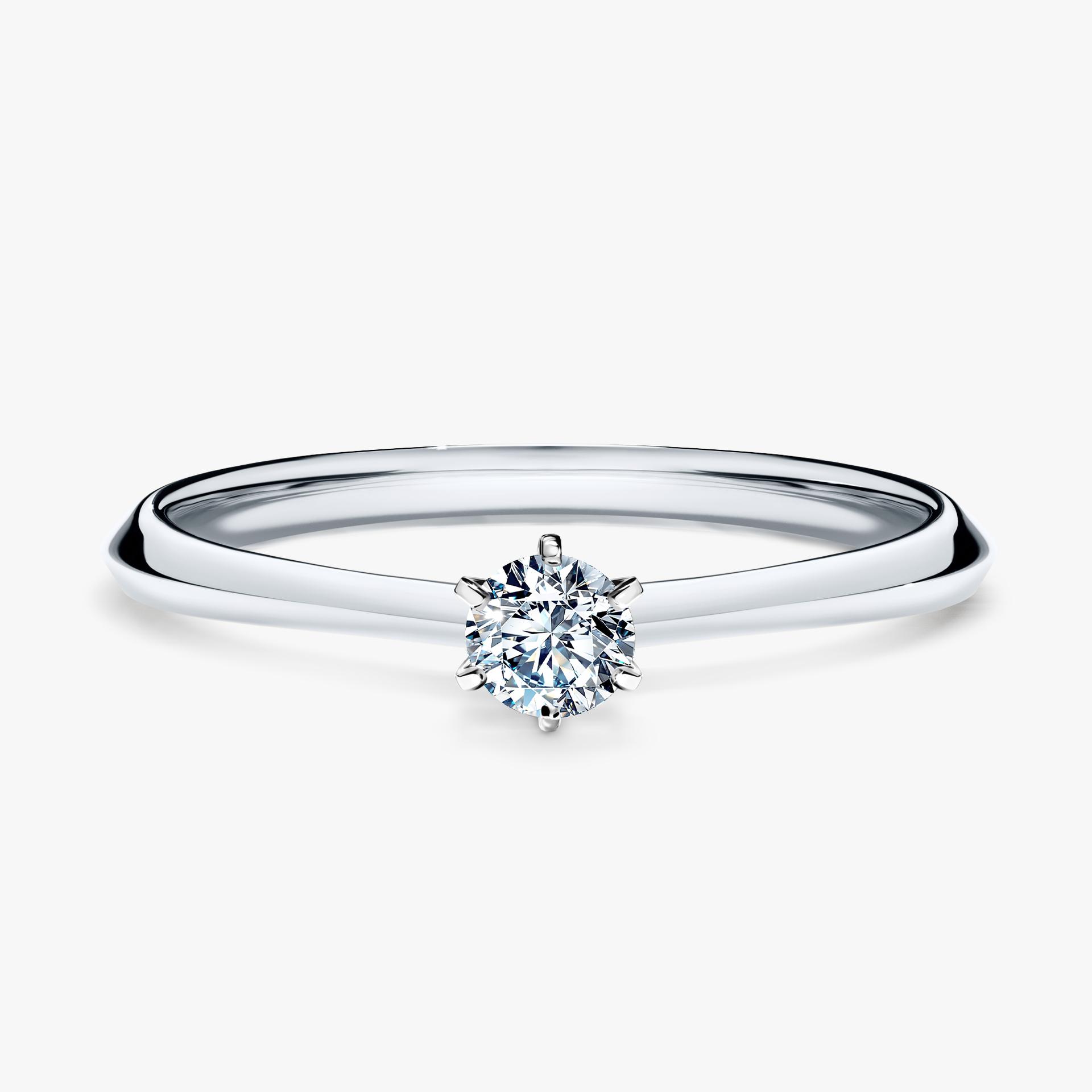 Pierscionek zareczynowy z diamentem 017 CT z bialego zlota my queen 01