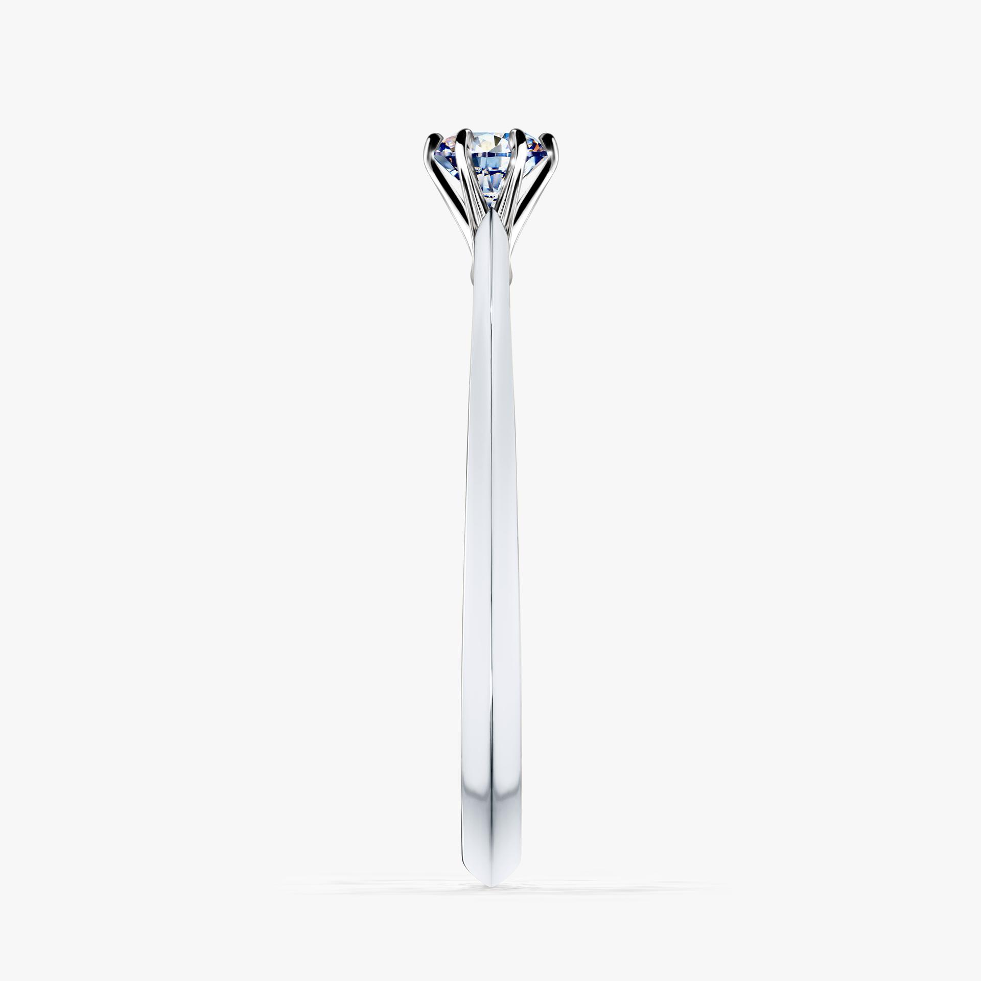 Pierscionek zareczynowy z diamentem 017 CT z bialego zlota my queen 03