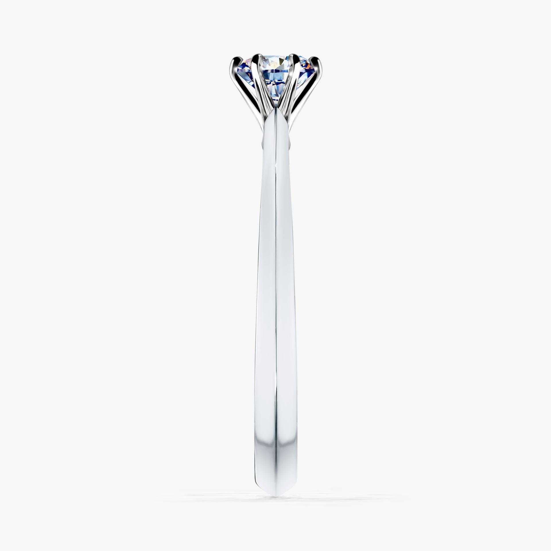 Pierscionek zareczynowy z diamentem 030 CT z bialego zlota my queen 03